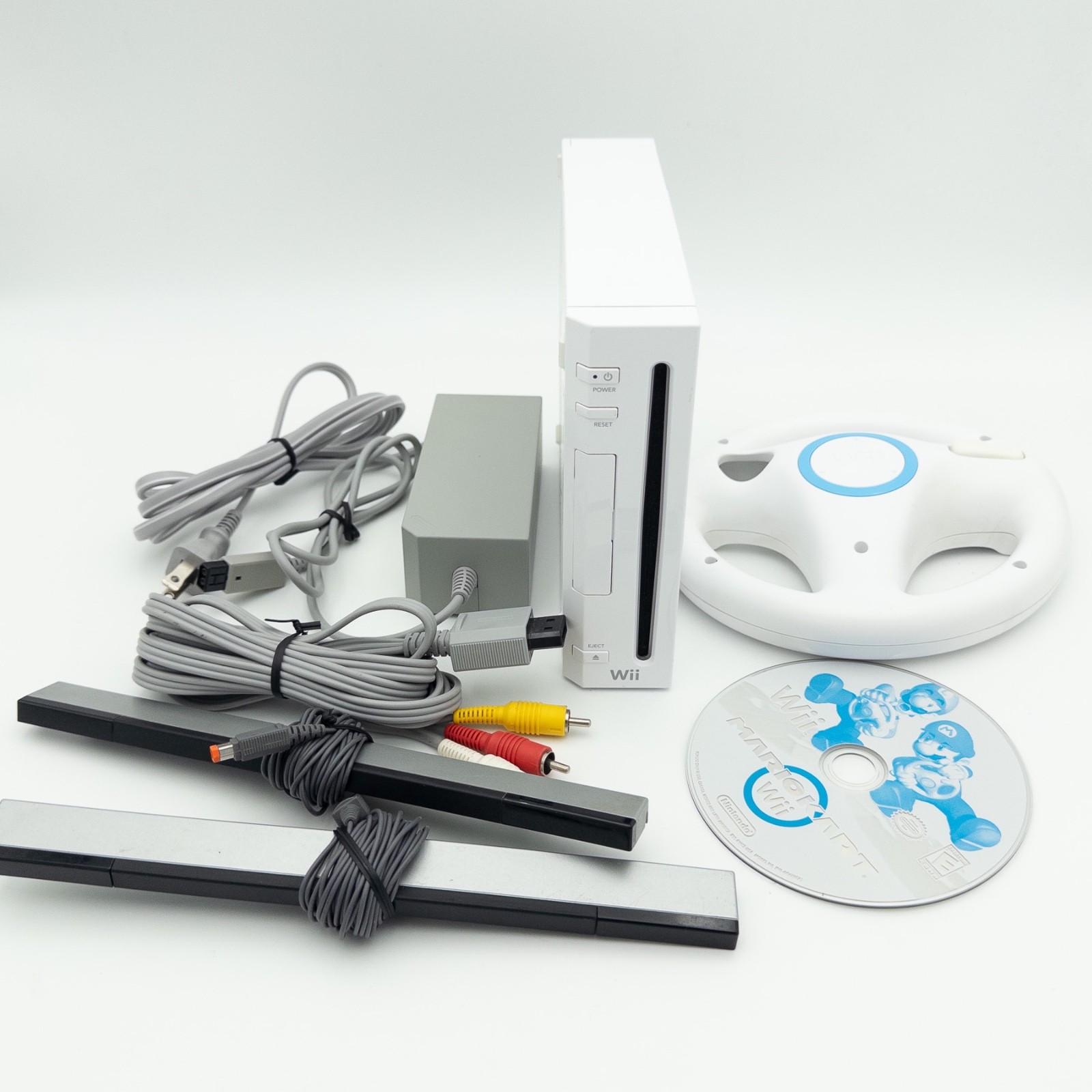 Nintendo Wii Console Bundle Tested RVL-001 USA White Tested No Controllers