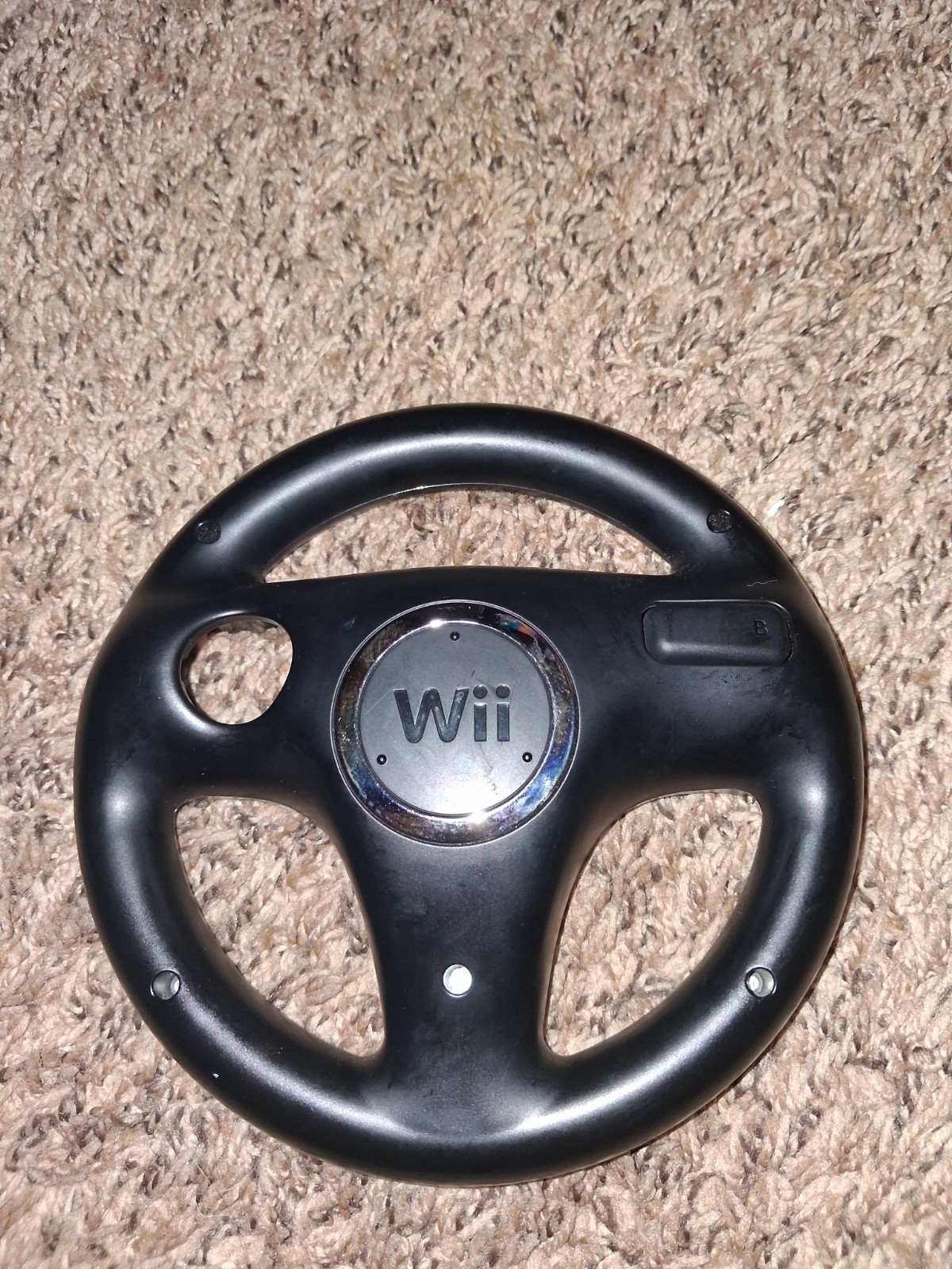Nintendo Wii Black Home Console Bundle, Remote MotionPlus, Nunchuk, Wii Wheel