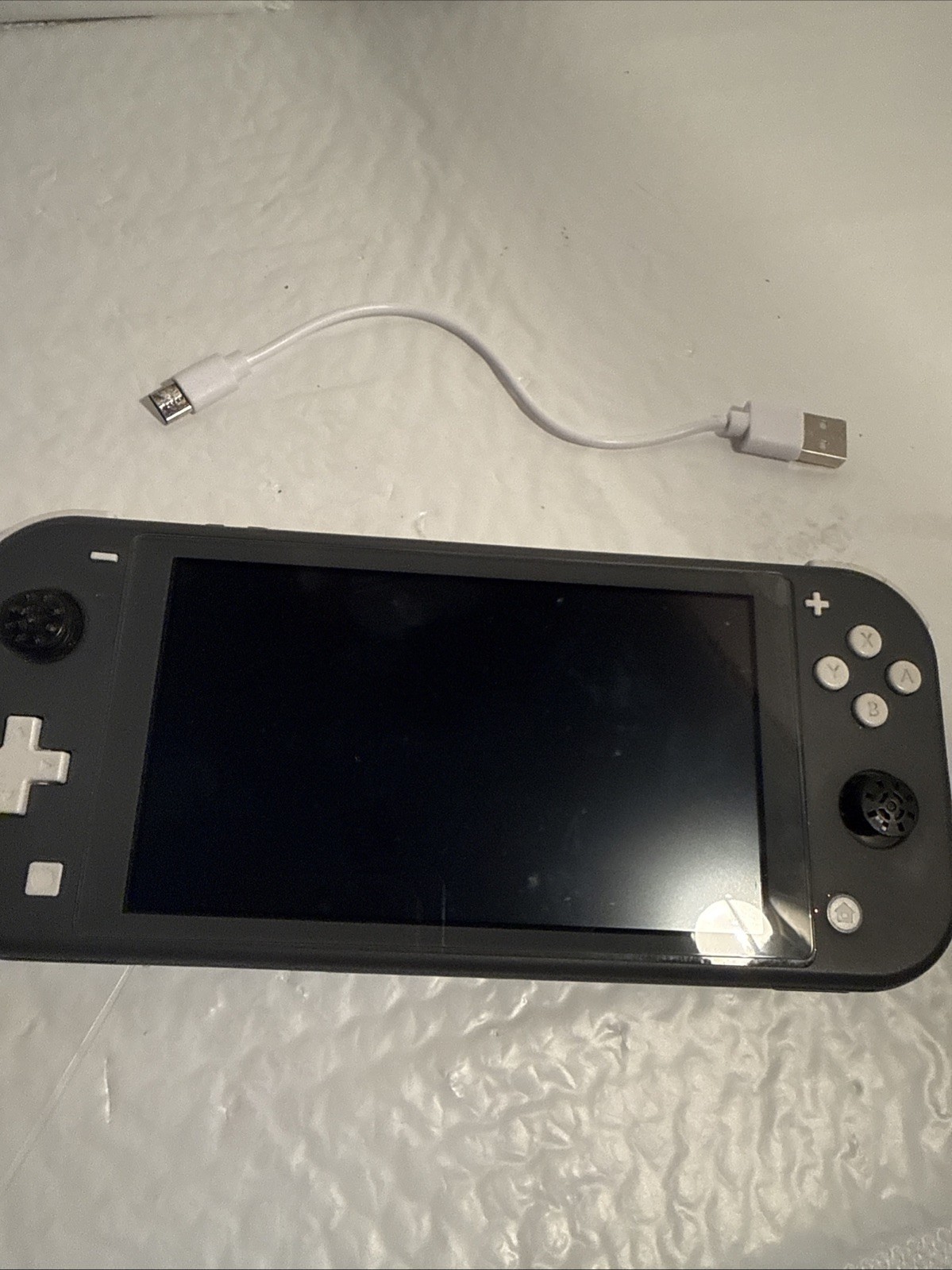 NINTENDO SWITCH LIGHT w/charger cord gray tested excellent working+condition