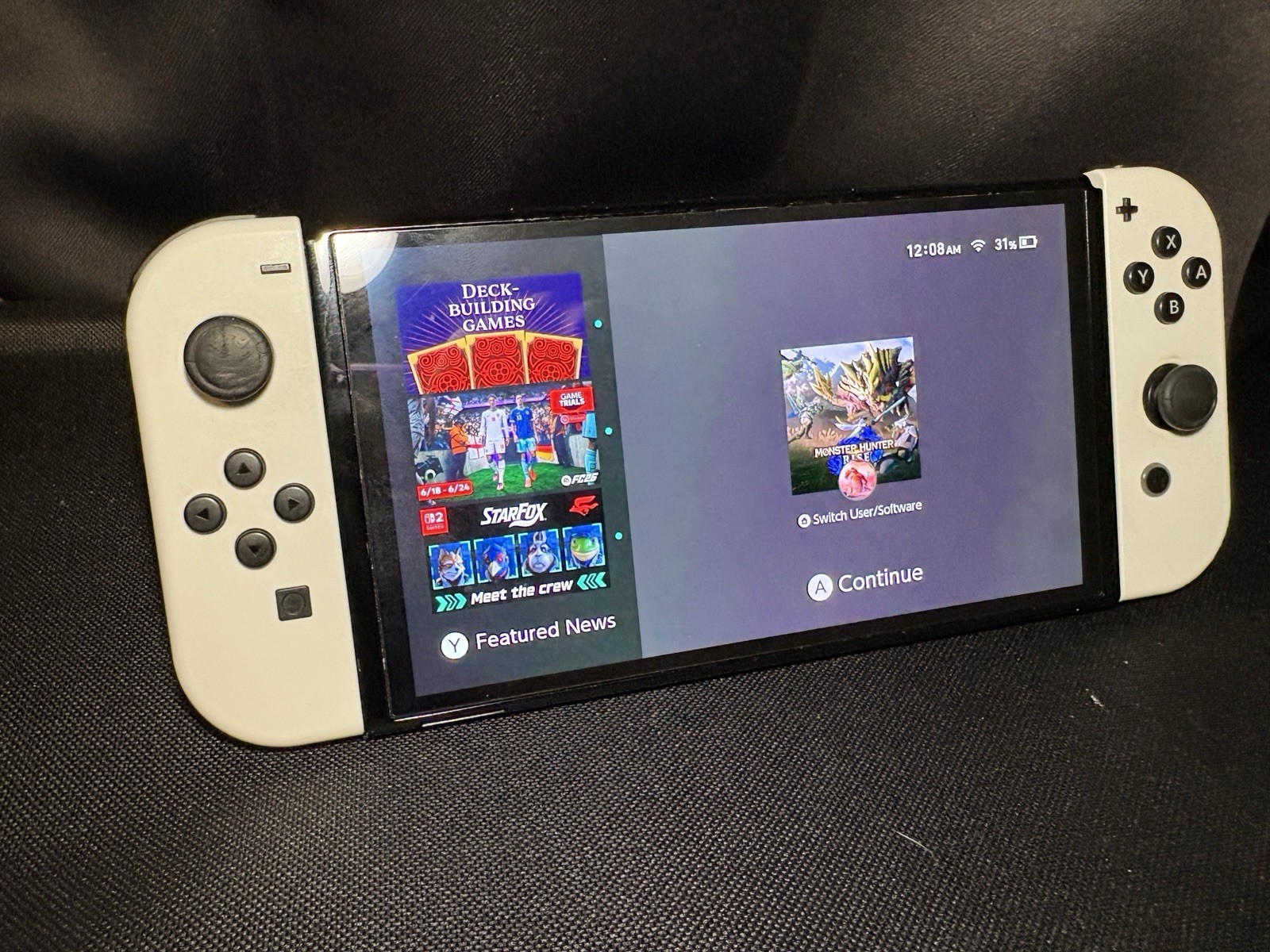 Nintendo Switch OLED Model 32GB Console White Joy-Con, Dock, HDMI TV Ready