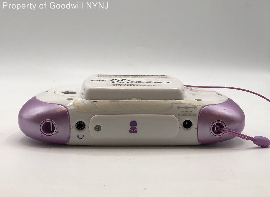 LeapFrog Leapster Explorer White Purple Tangled Mr Pencil 3 Game Console Lot