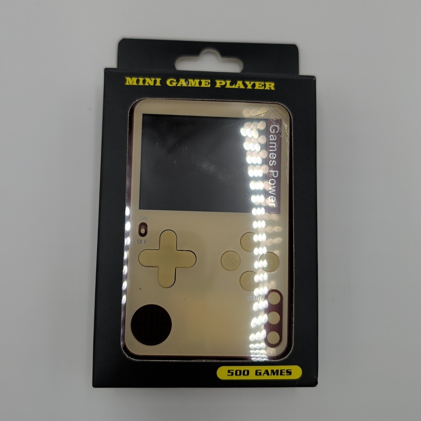 Mini Handheld Retro Game Console Razor Thin Built-in 500 Games Video Game Player