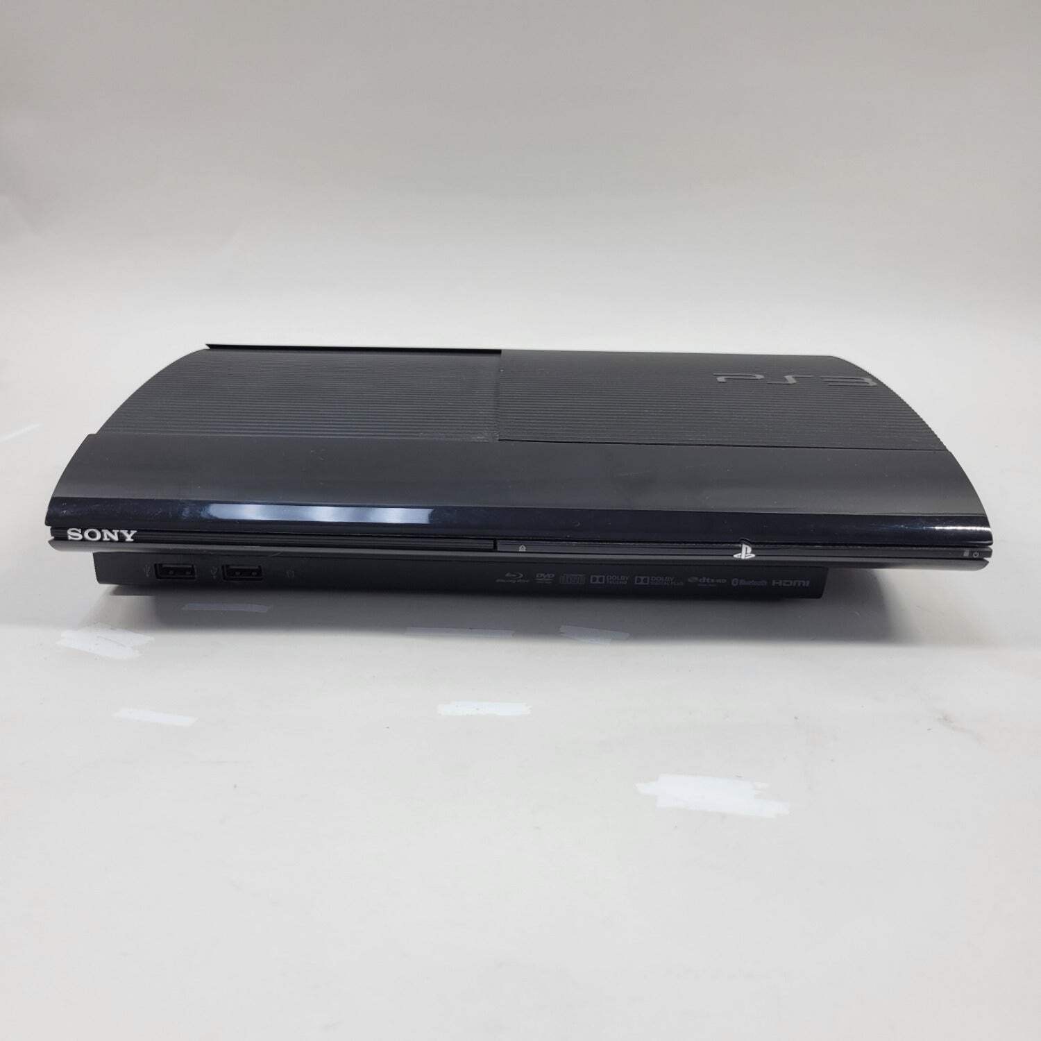 Sony PlayStation 3 Super Slim PS3 500GB Black Console Gaming System CECH-4001C
