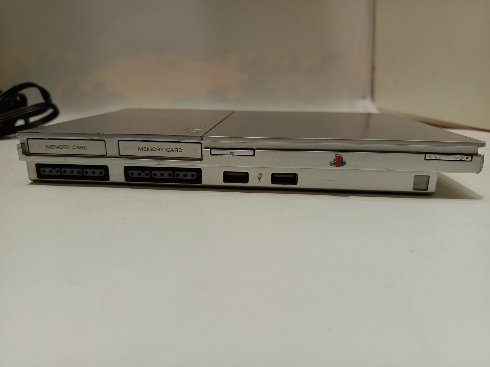 Sony PlayStation 2 Slim PS2 Silver Console Gaming System SCPH-90001