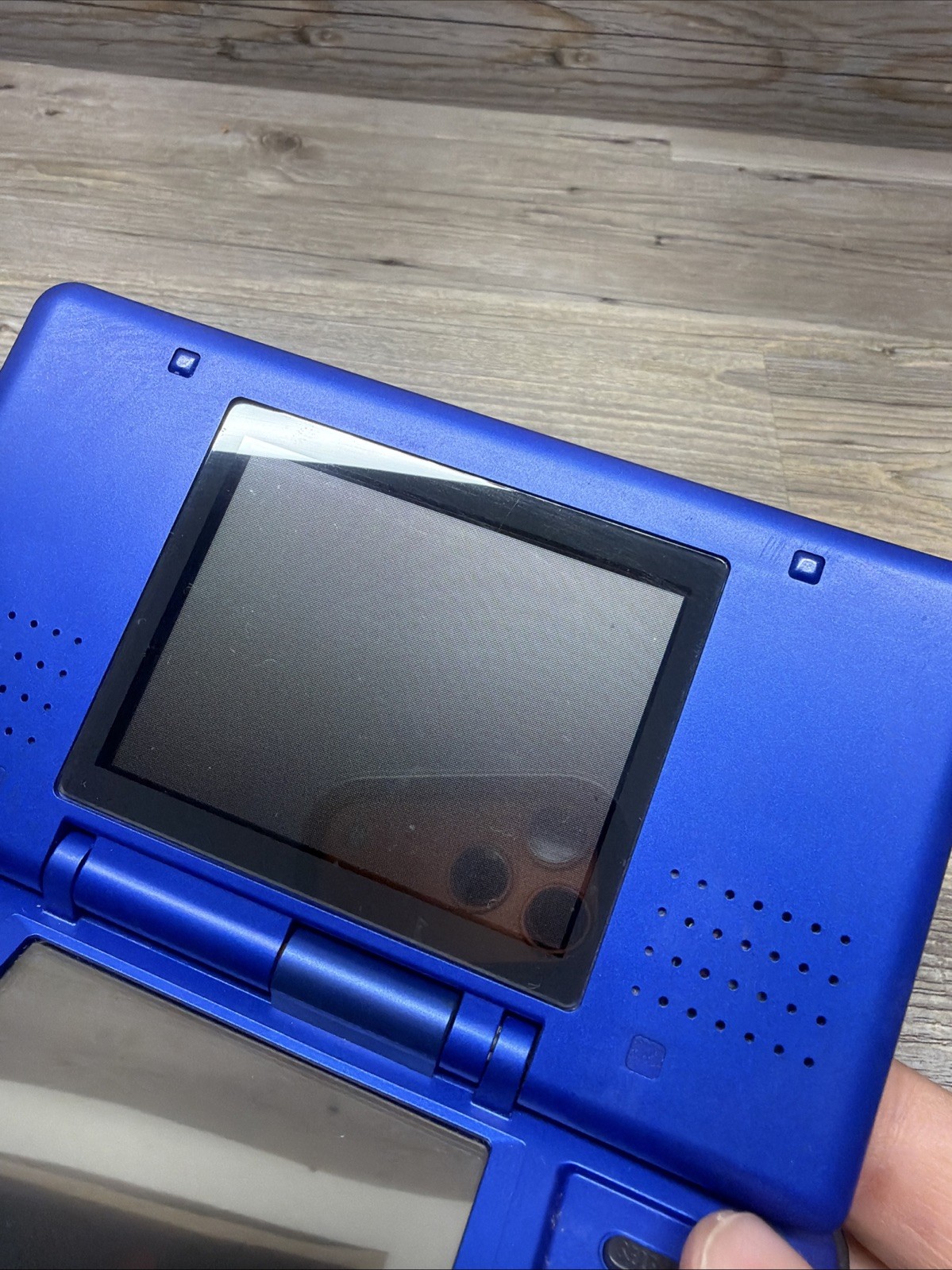 Nintendo DS Model NTR-001 w/ Charger – Original Cobalt Blue – Tested READ !!!!!!