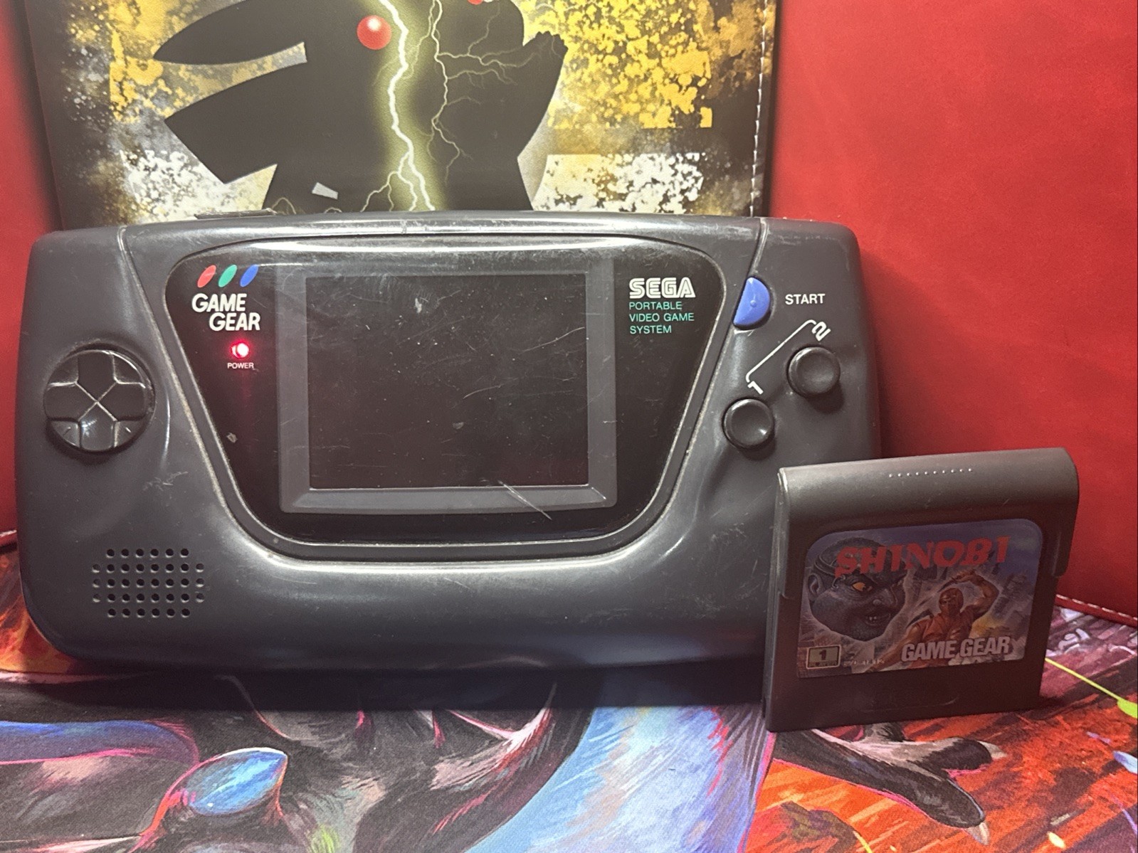 Saga Game Gear Console with Shinobi Game Pack