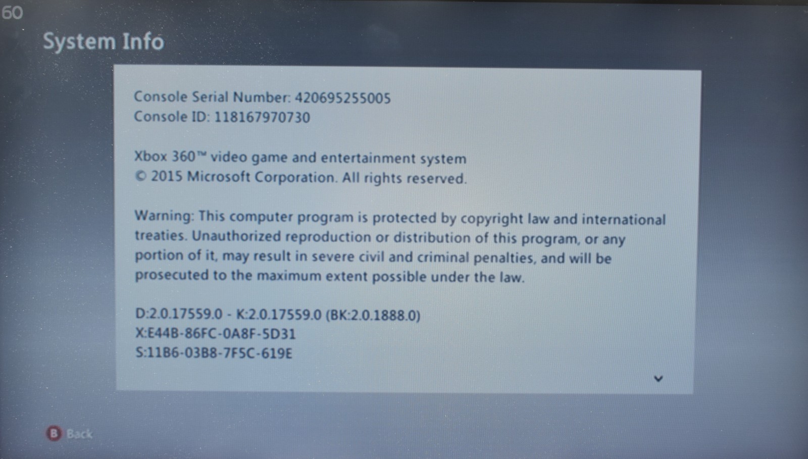 Microsoft Xbox 360 Pro 250GB Replacement Console Only White Cleaned