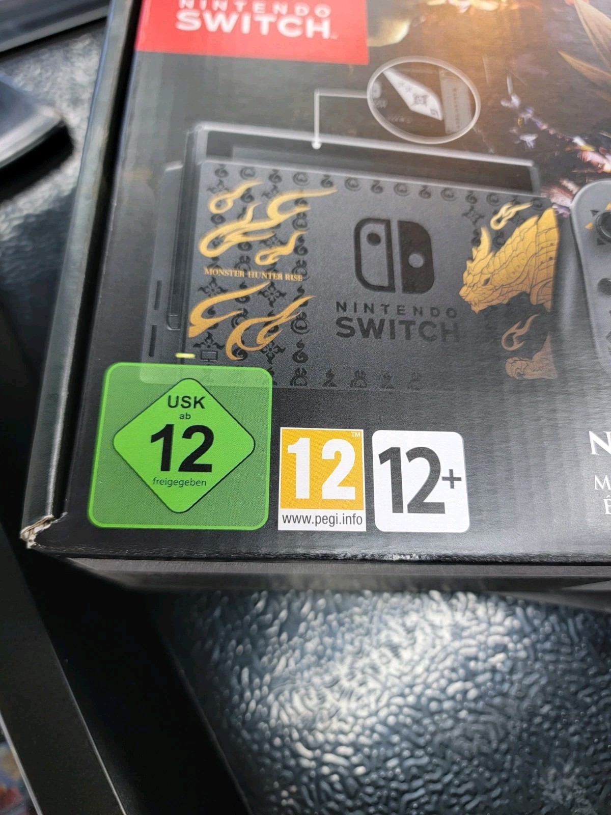 NINTENDO SWITCH MONSTER HUNTER RISE CONSOLE SYSTEM LIMITED EDITION PAL NEW NUOVA