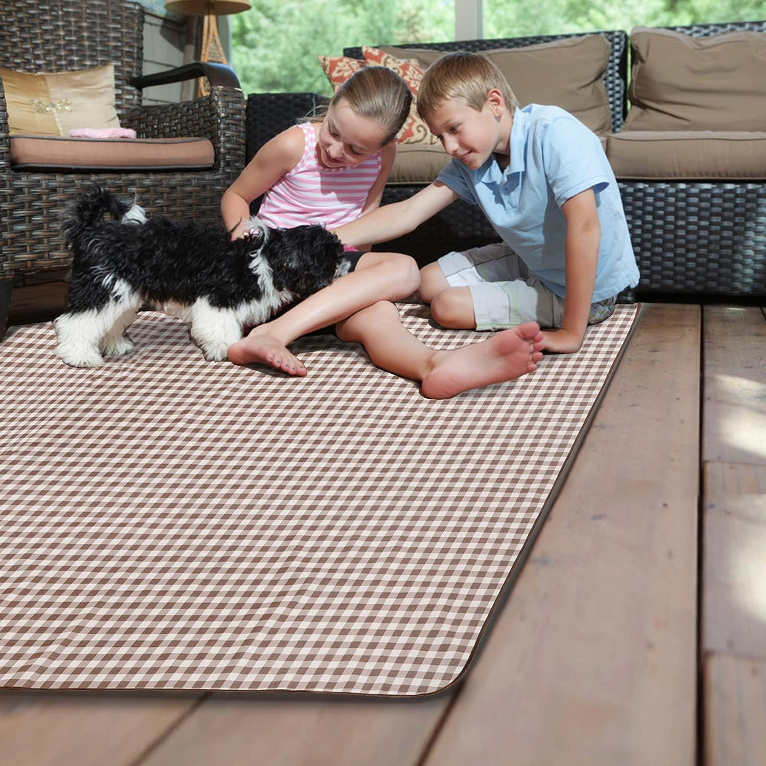 Picnic Blanket Outdoor Extra Large Picnic Mat 80″X60″ Camping Blanket Beach Blan