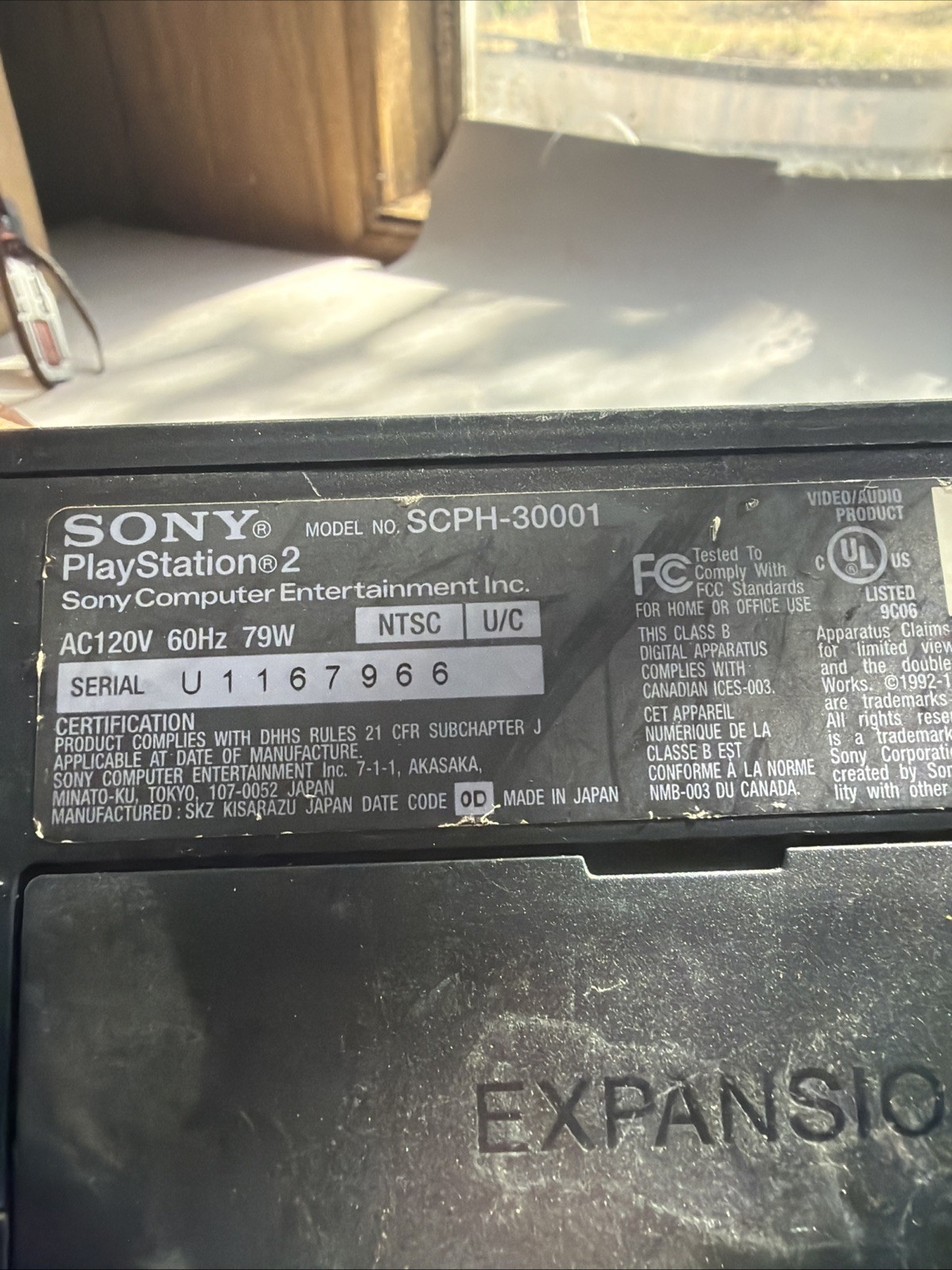 Sony PlayStation 2 Console PARTS/REPAIR DONT READ DISCS