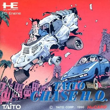 PC Engine Hu card software TAITO Chase H.Q.