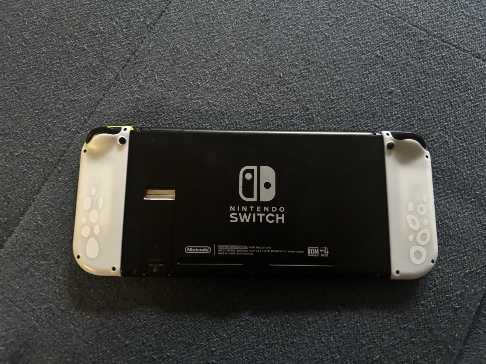 Nintendo Switch 32GB Console Bundle Dock Joy-Con Blue/Green-Yellow Pro Ctrl