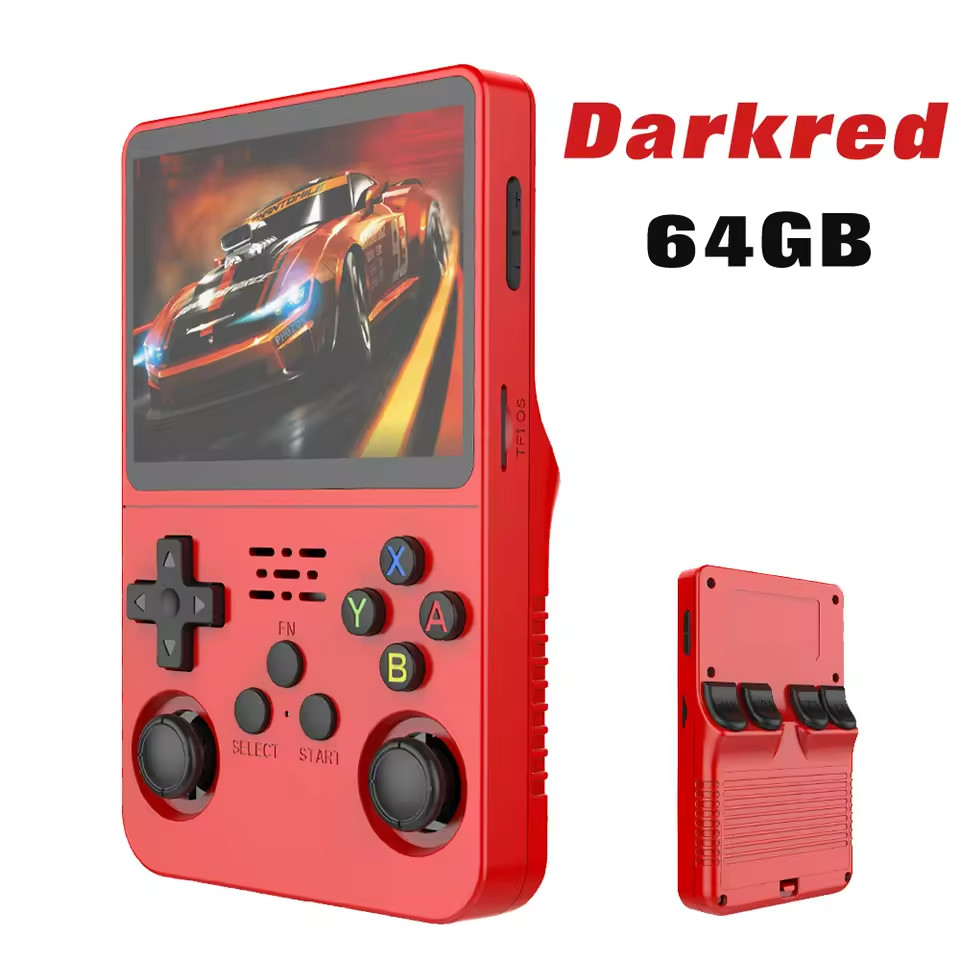 R36S Retro Handheld Game Console 3.5″ Screen 20000+ Games 64GB/128GB Gift