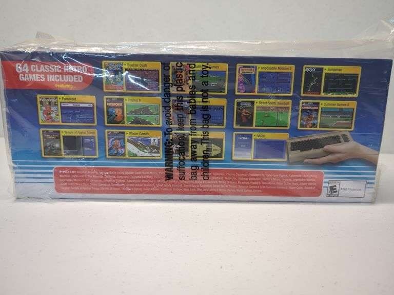 NEW / SEALED C64 Mini Retro Console-Includes 64 Built-in Games & Joystick