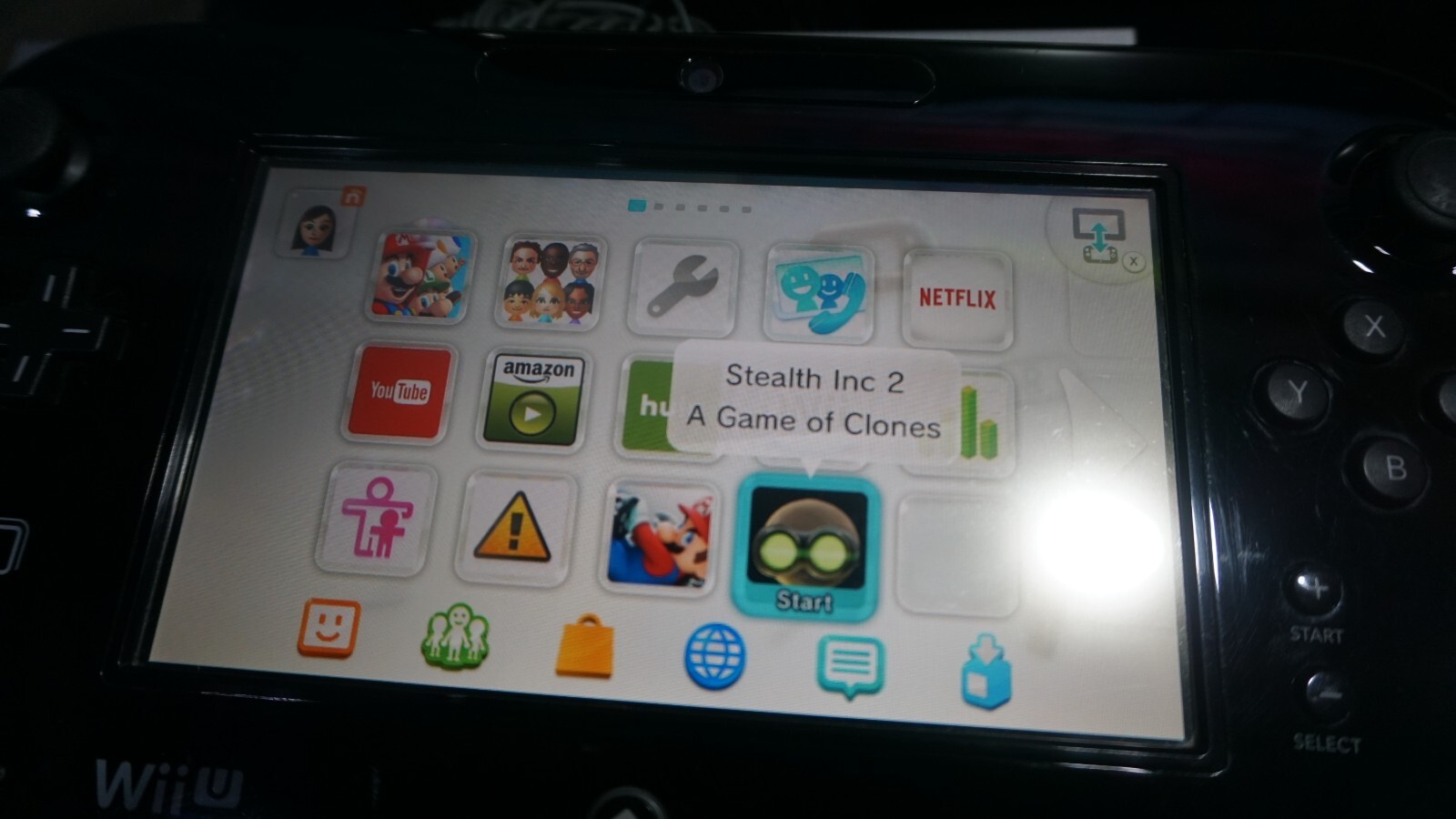 Nintendo Wii U 32GB Black Deluxe Console WUP-101(02) with Gamepad and 10 Games