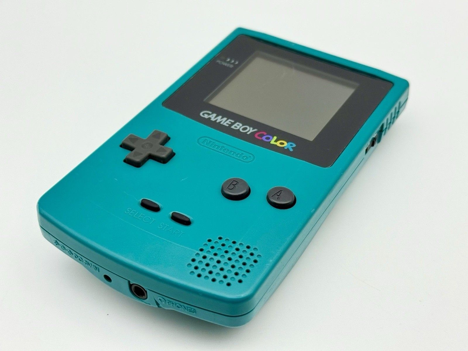 Nintendo Gameboy Color GBC Teal Blue CGB-001 Handheld System W/ Tetris – See Pic