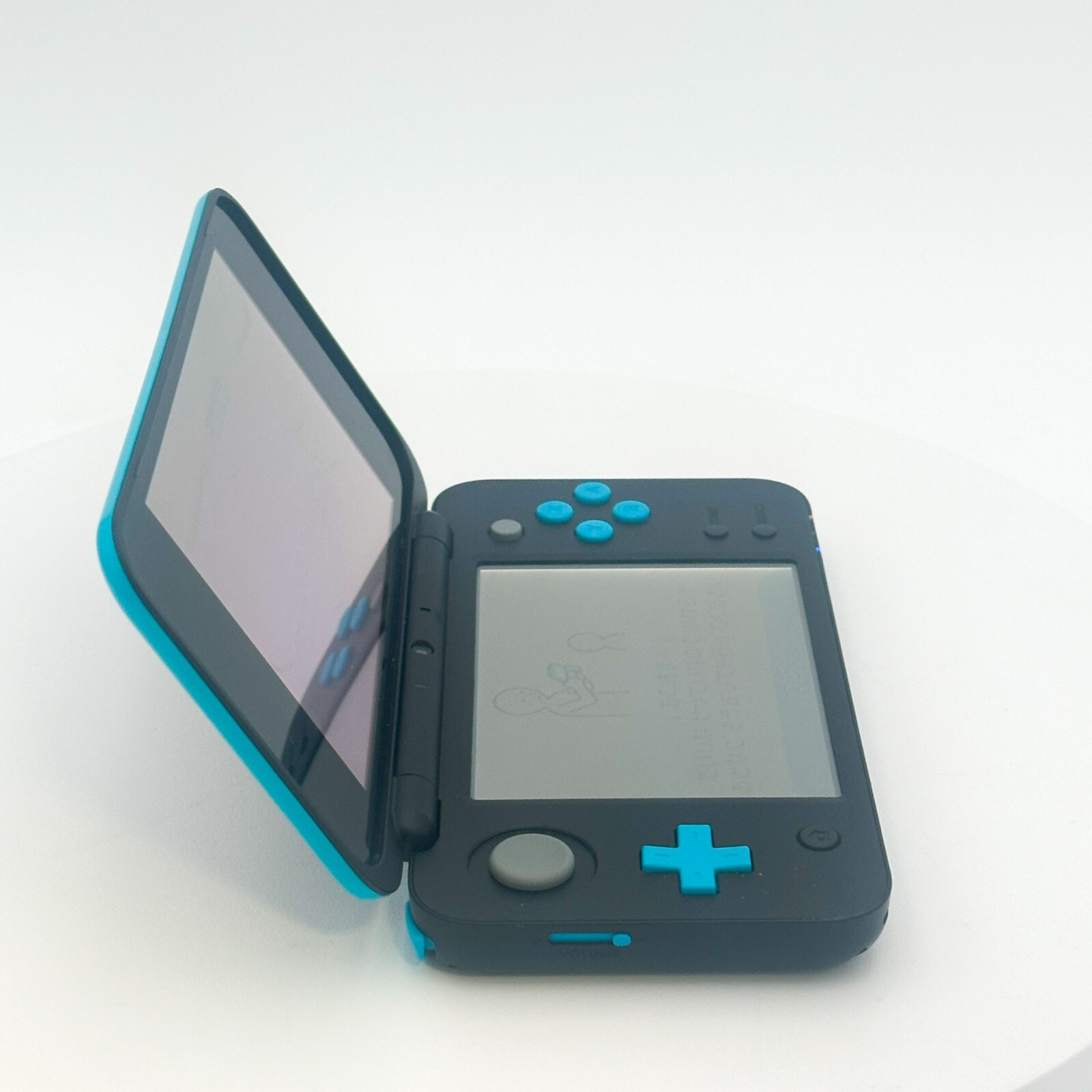 New Nintendo 2DS XL LL Black Turquoise Console Japanese ver Good Condition Works