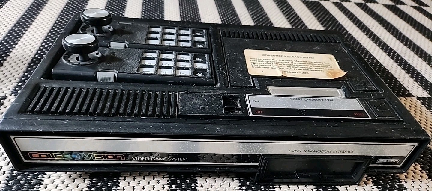 ColecoVision Console Bundle With Steering Wheel & Controllers