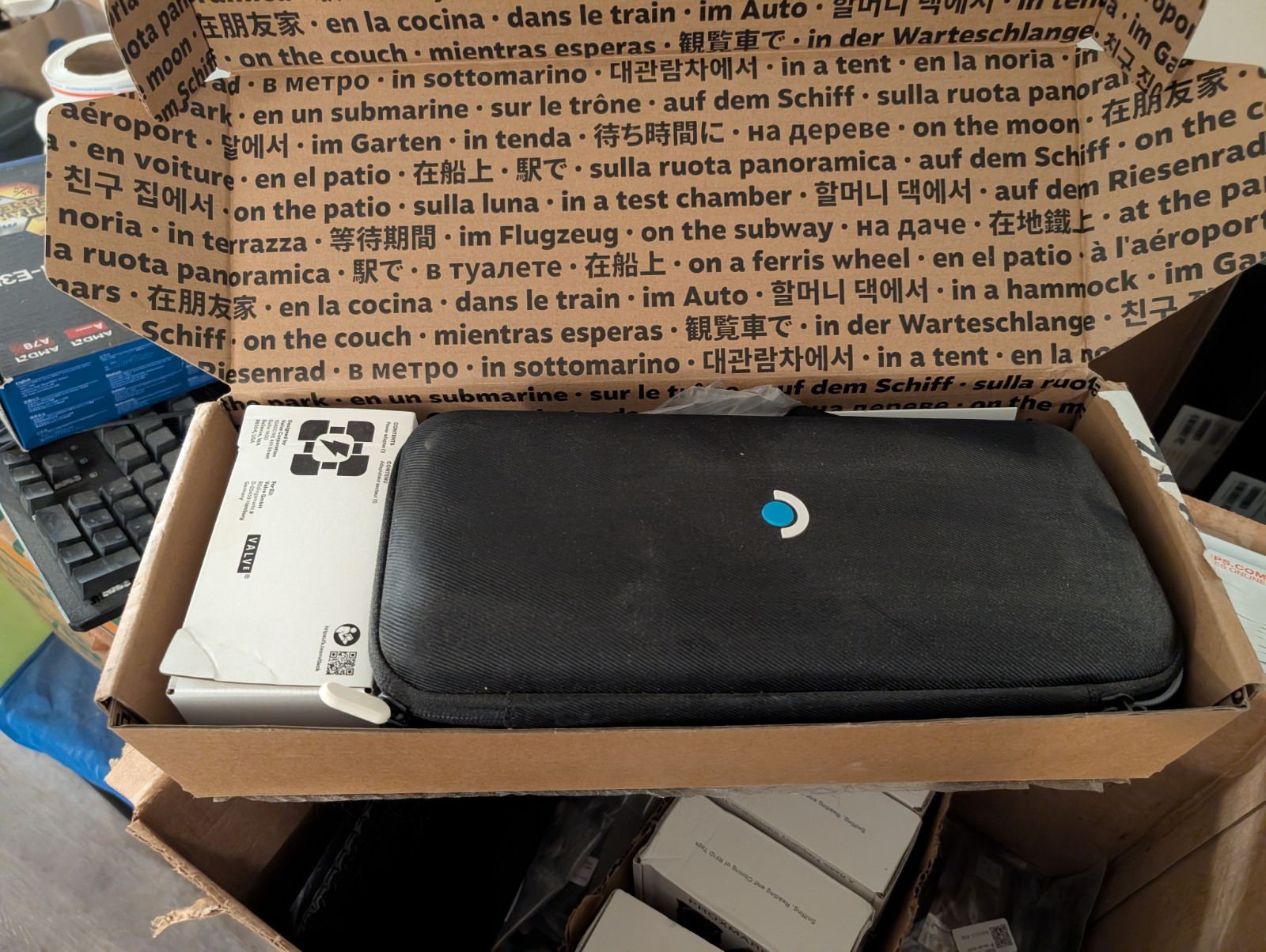 Valve Steam Deck 512GB LCD Launch Version With Case, Charger, And Dock