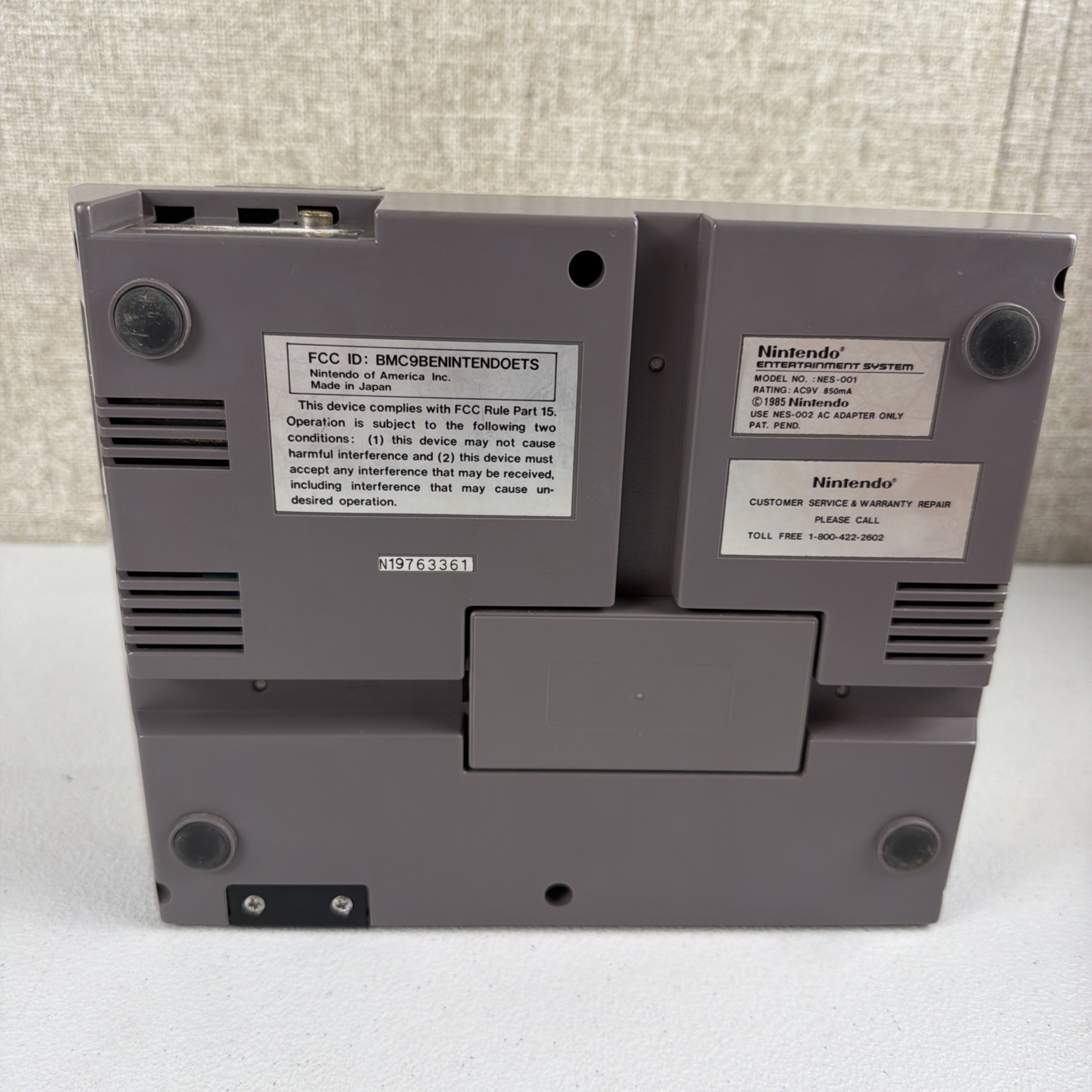 Nintendo Entertainment System NES-001 Console Only Tested Works READ
