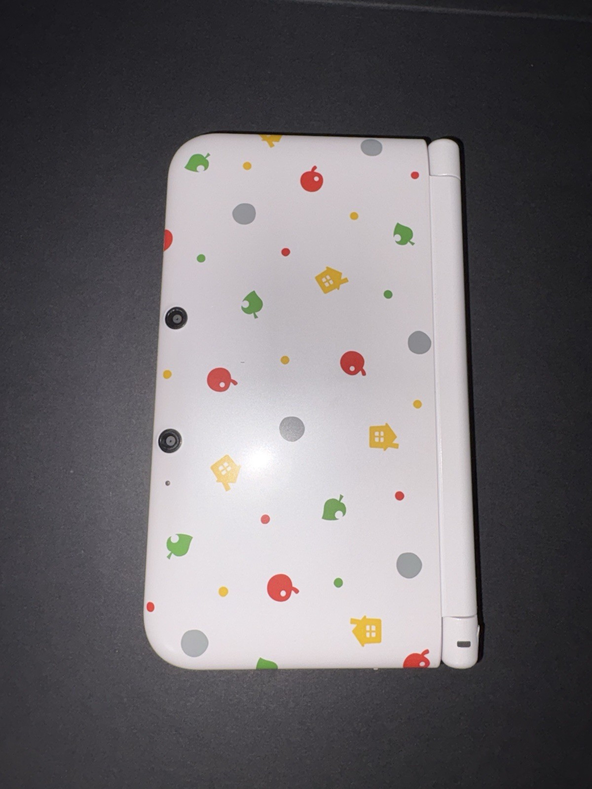 READ US Nintendo 3DS XL Animal Crossing Handheld – Charger & Stylus WORKING