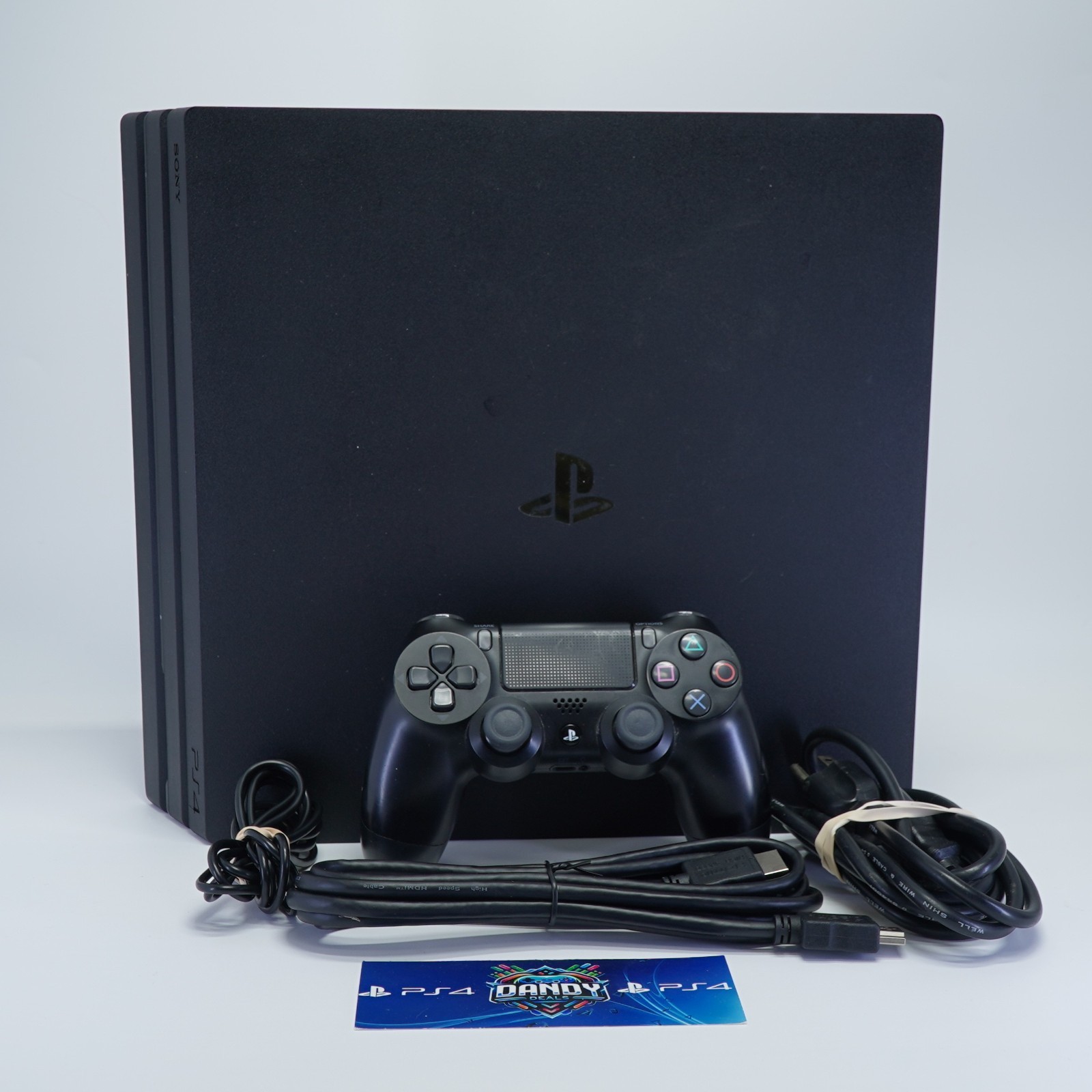 PS4 Pro Console PlayStation 4 1TB Low Firmware 7.51 W/ Controller + All Cables