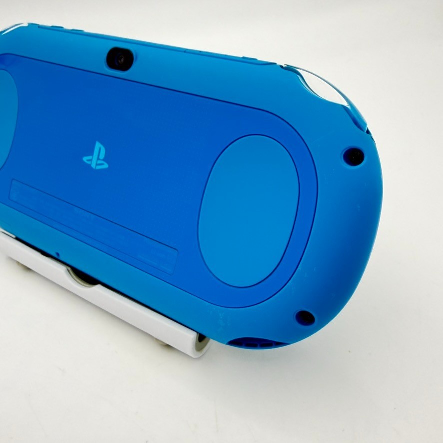 Sony PS Vita Console Aqua Blue Boxed Mint Condition PCH-2000 From Japan WI-FI