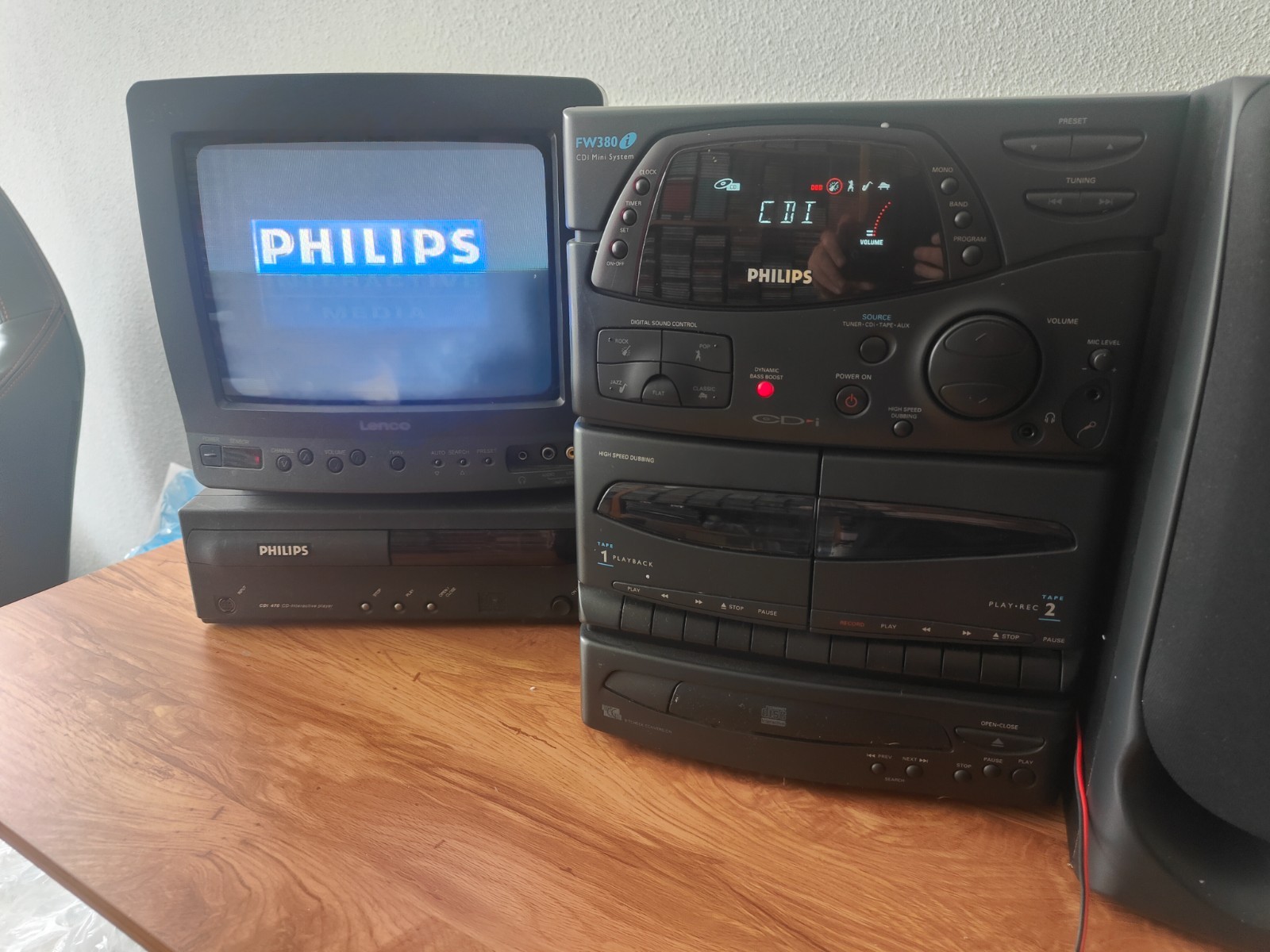 RARE Philips FW380i Model CDI + RegionFree Player cd-i Retro Gaming Console