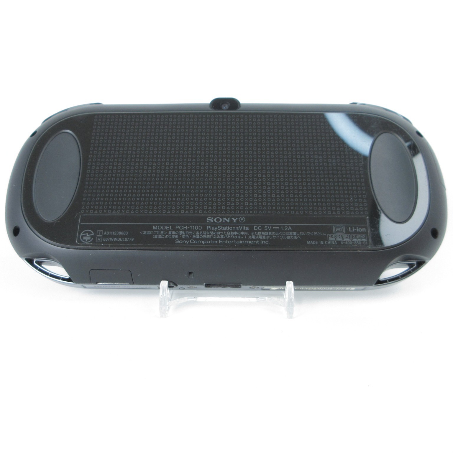 【Very Good】Sony PS Vita PCH-1100 Crystal Black 3G/Wi-Fi Model Console #Arr1201/0