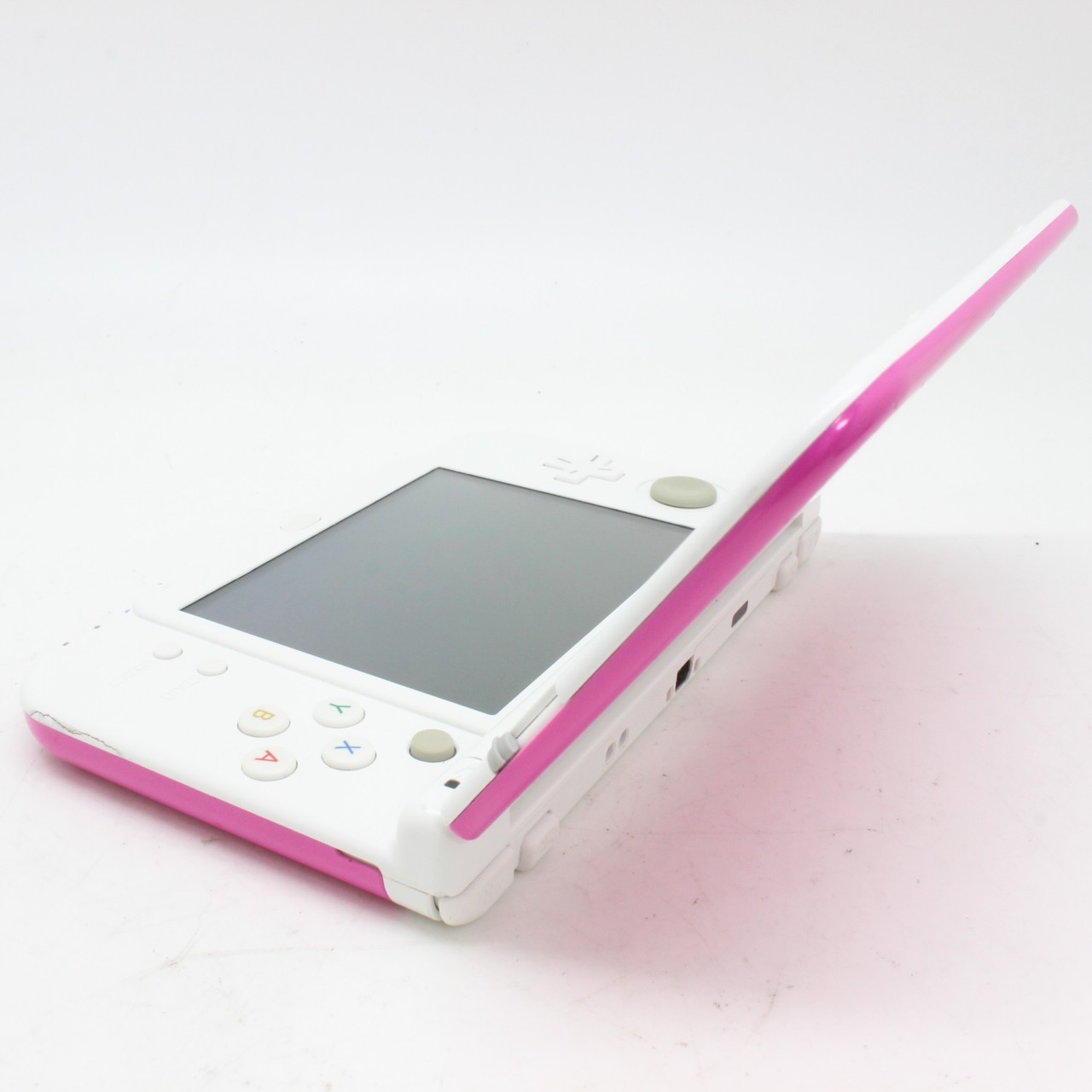 [ NEAR MINT ] NINTENDO NEW 3DS XL PINK WHITE Game Console From Japan 4013