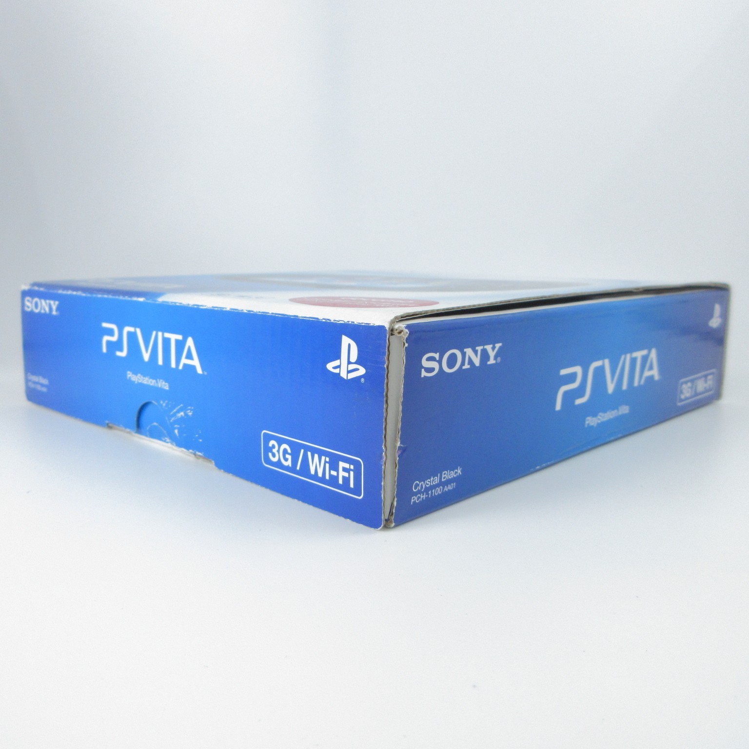 【Very Good】Sony PS Vita PCH-1100 Crystal Black 3G/Wi-Fi Model Console #Arr1201/0