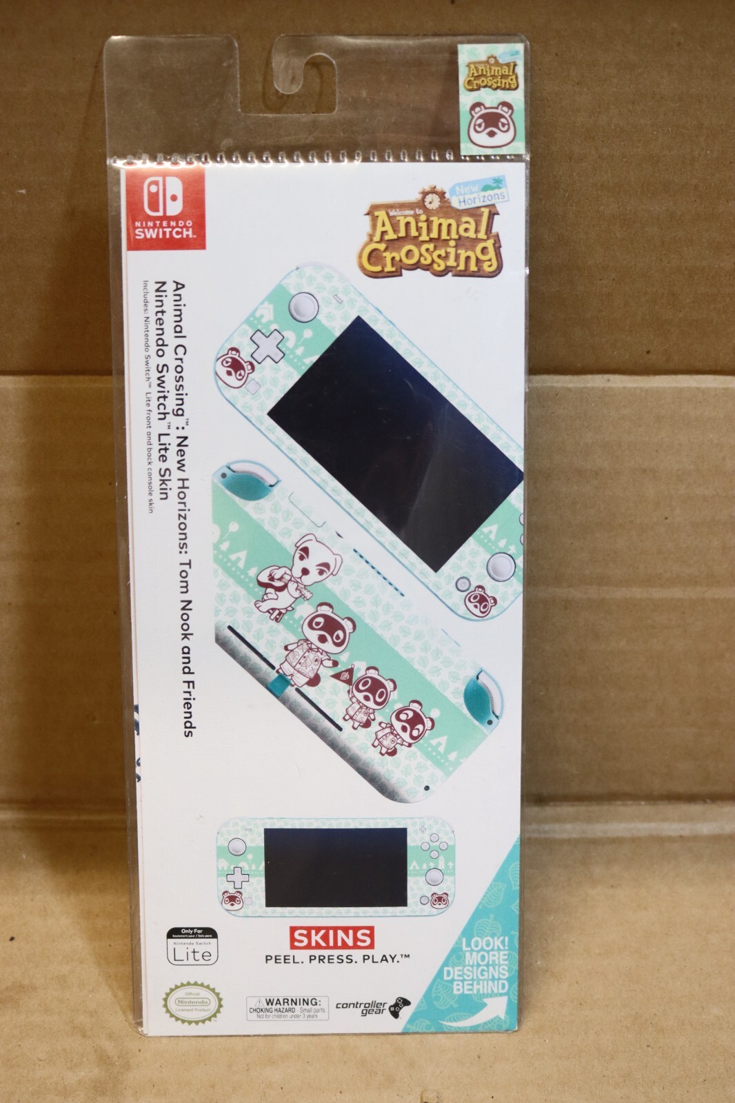 NEW Animal Crossing: New Horizons Tom Nook and Friends Nintendo Switch Lite Skin