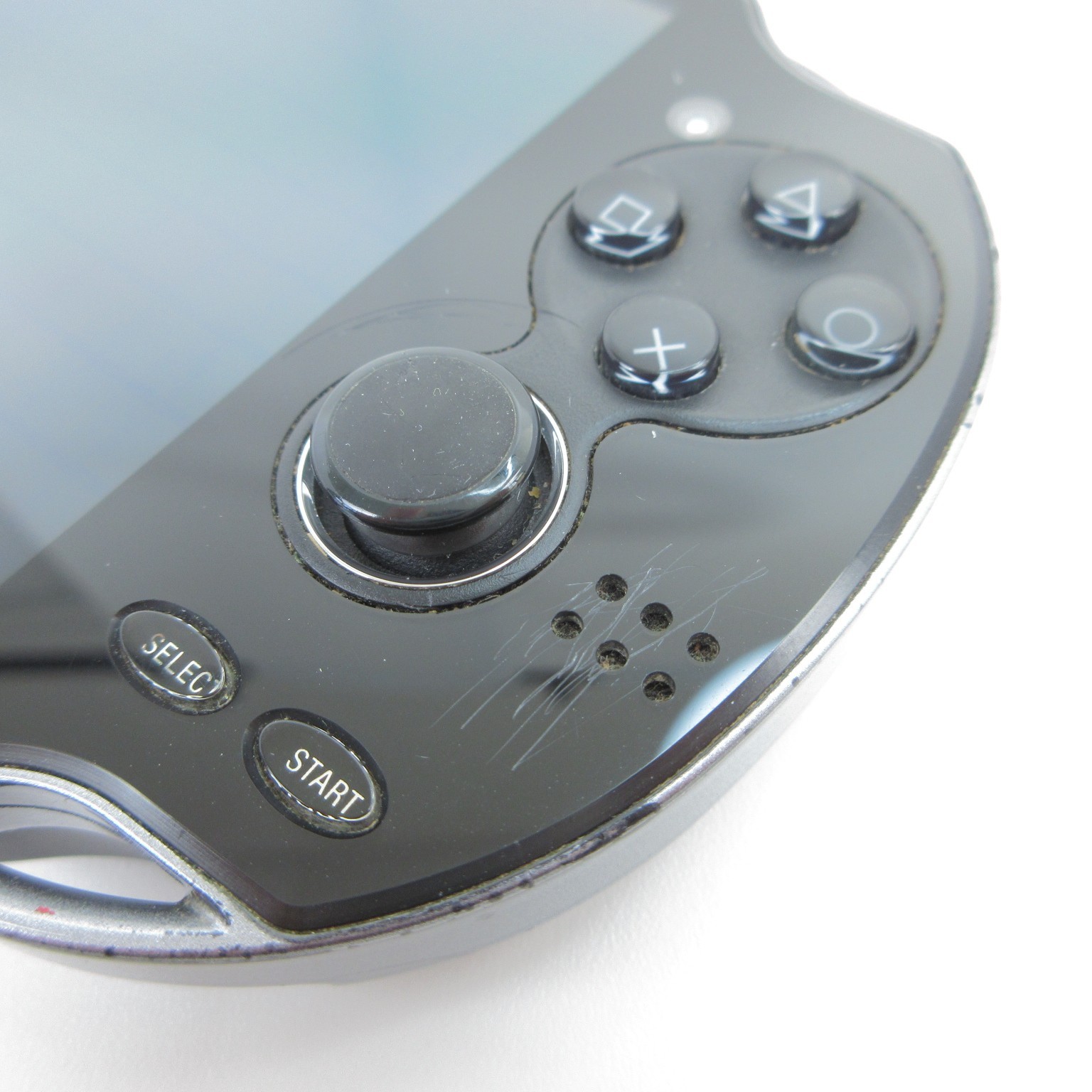 【Very Good】Sony PS Vita PCH-1000 Crystal Black Wi-Fi Model Console only #Arr1011