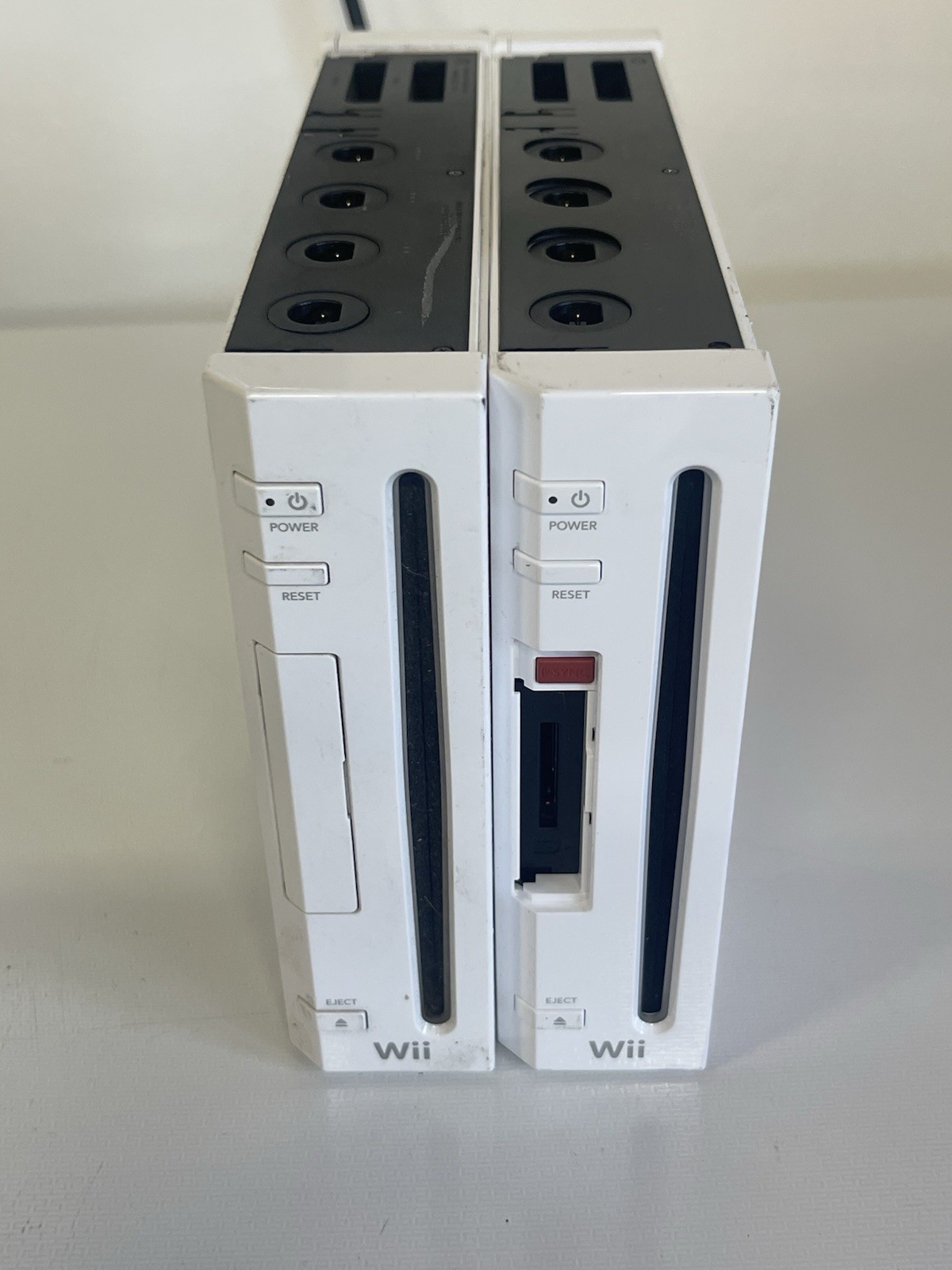 2 Nintendo Wii Video Game Console RVL-001 1 (For Parts Or Repair)(ASIs)(SeePics
