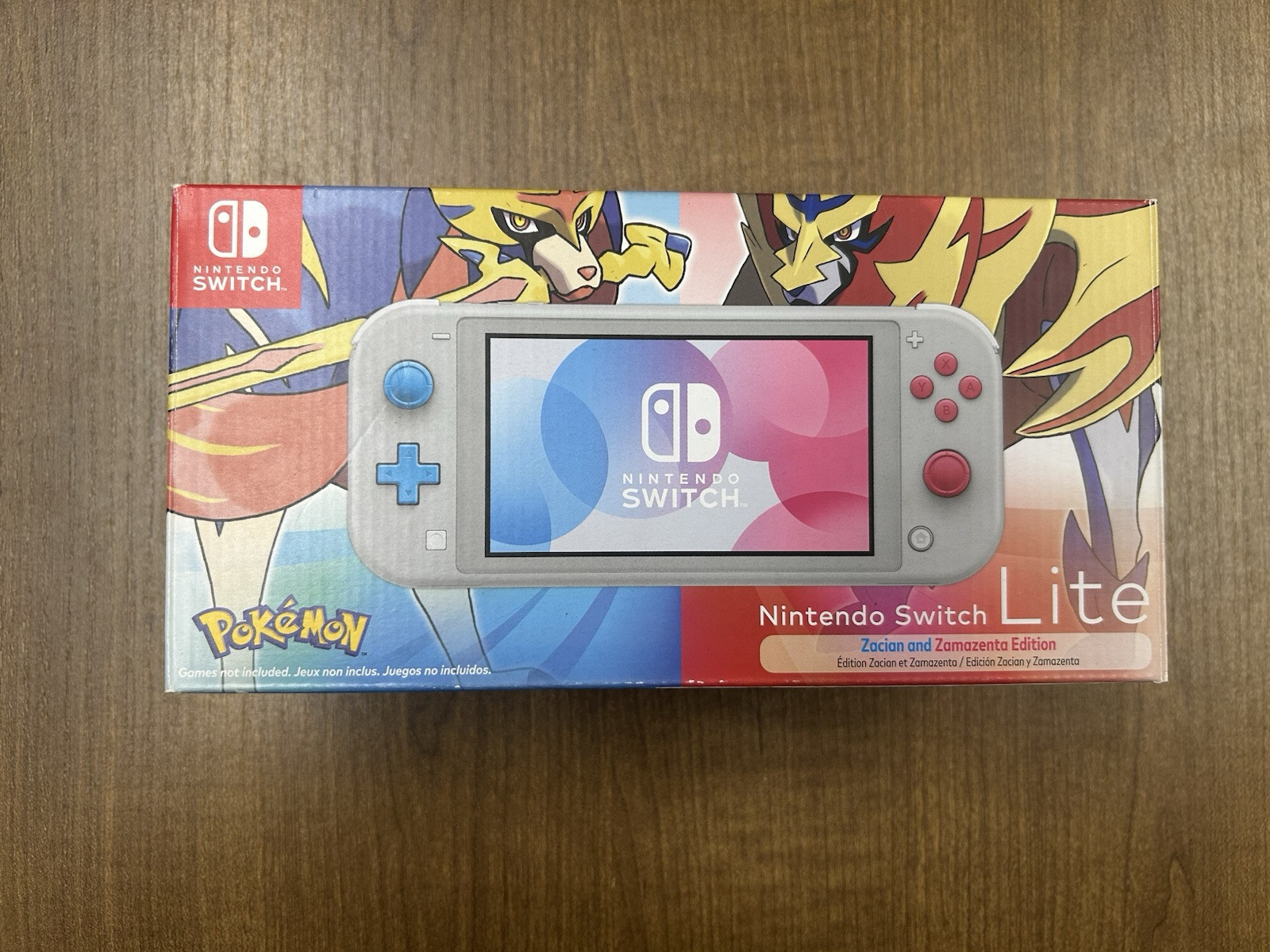 Switch Lite Zacian and Zamazenta Pokemon Edition – Complete & Boxed! Light Used!