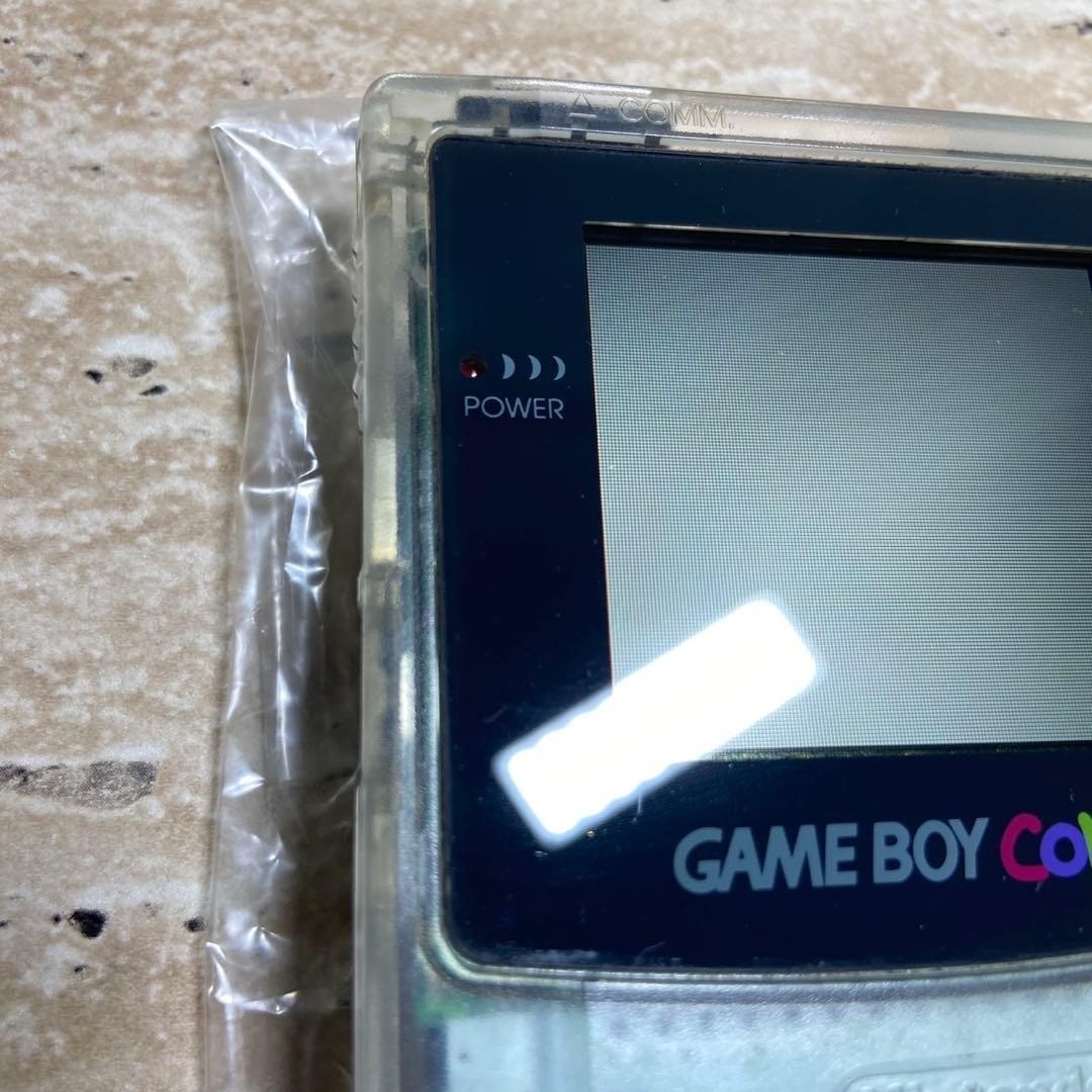 Nintendo Game Boy Color Clear Complete in Box Near Mint Tested 7239