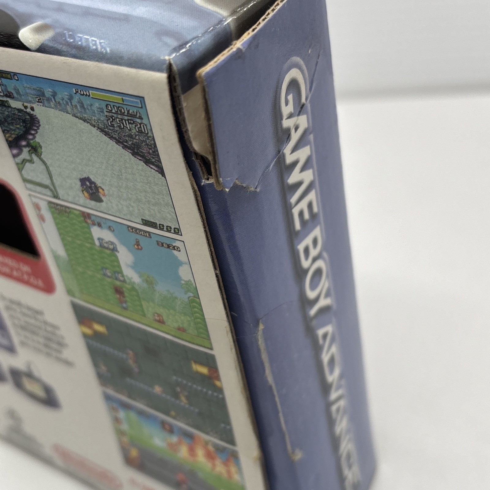 Nintendo GameBoy Advance Glacier Console w/ Box + Pokémon Sapphire JP Tested GBA