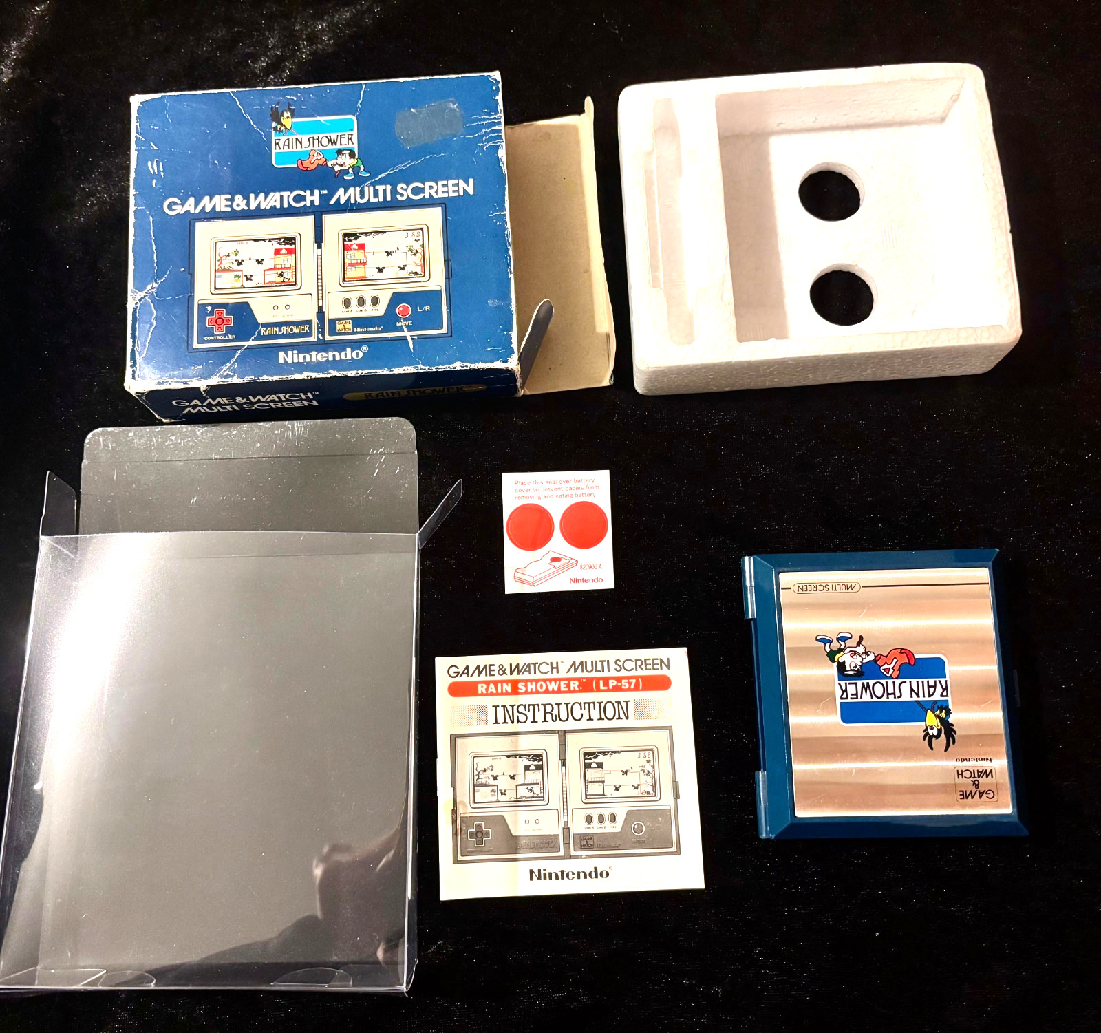 Nintendo Game&Watch RAIN SHOWER Electronic vintage classic toy video game hobby