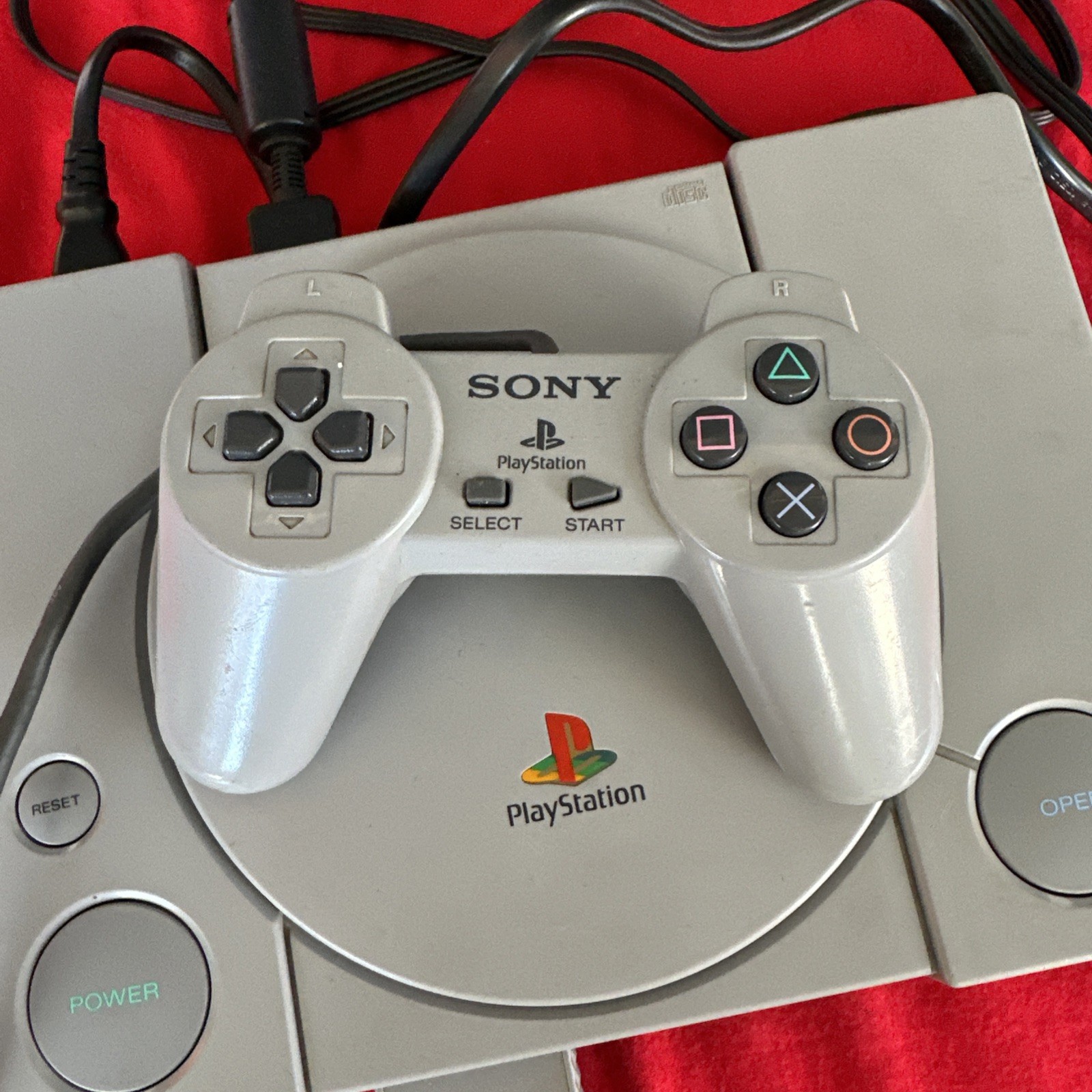 Sony PlayStation 1 System Console PS1 Tested! game not included
