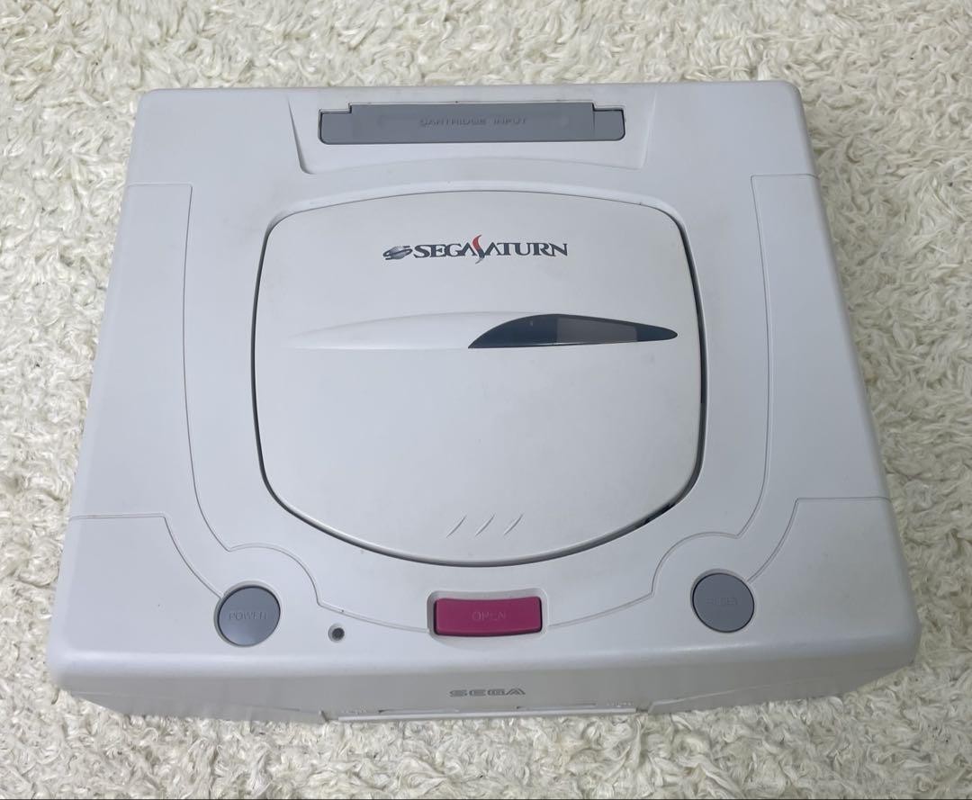 Sega Saturn HST-0014 Console Used and Tested from Japan It is pure white