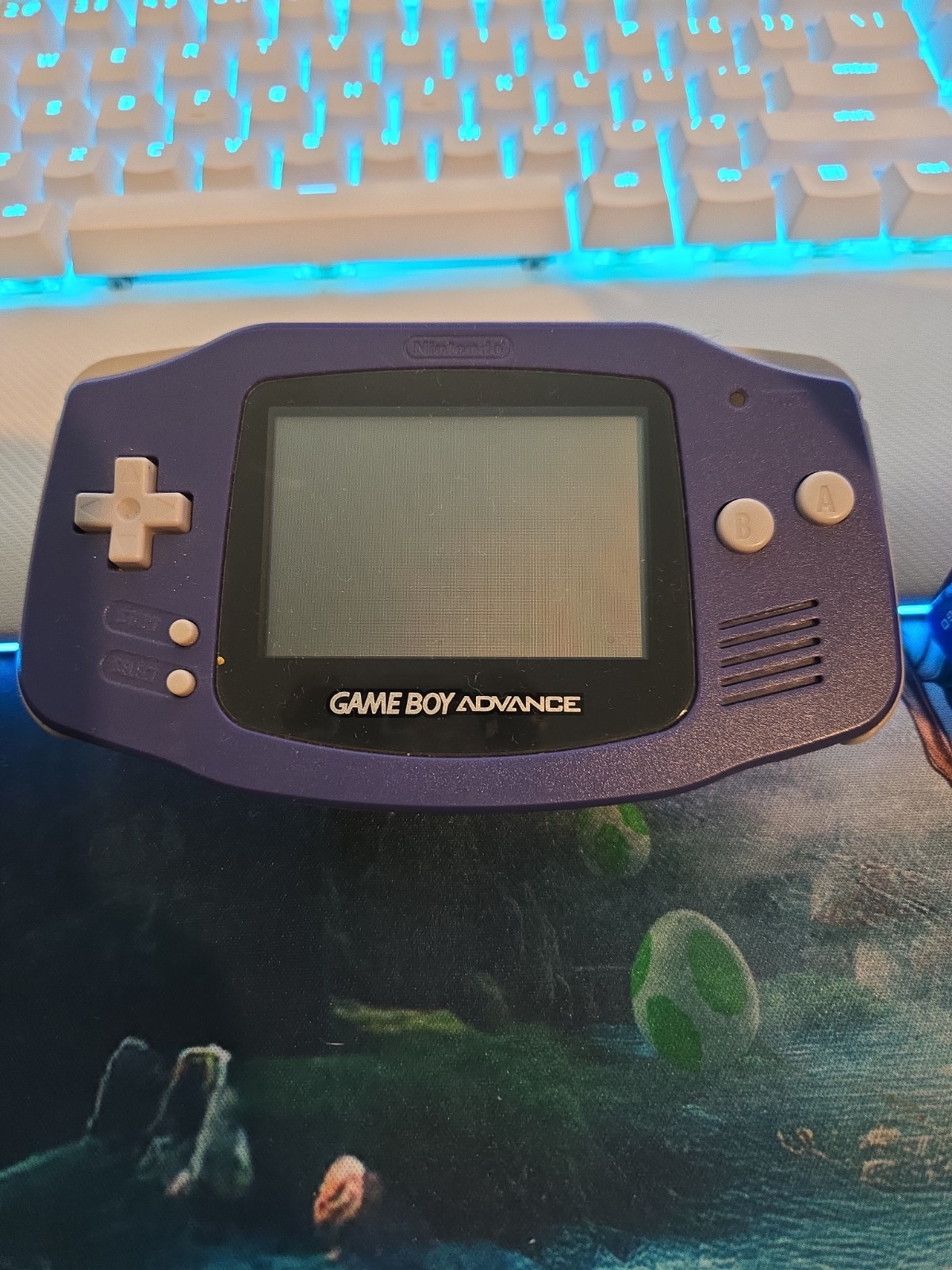 Indigo Nintendo Game Boy Advance System CIB, Works, Good Condition