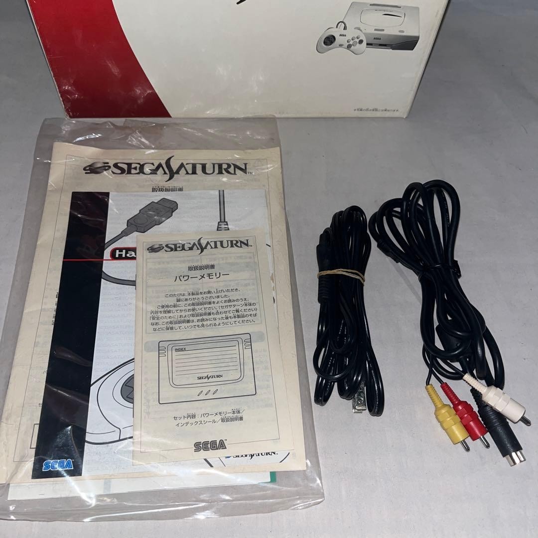 SEGA Saturn HST-0019 Console Postcard Included Tested Working Japan