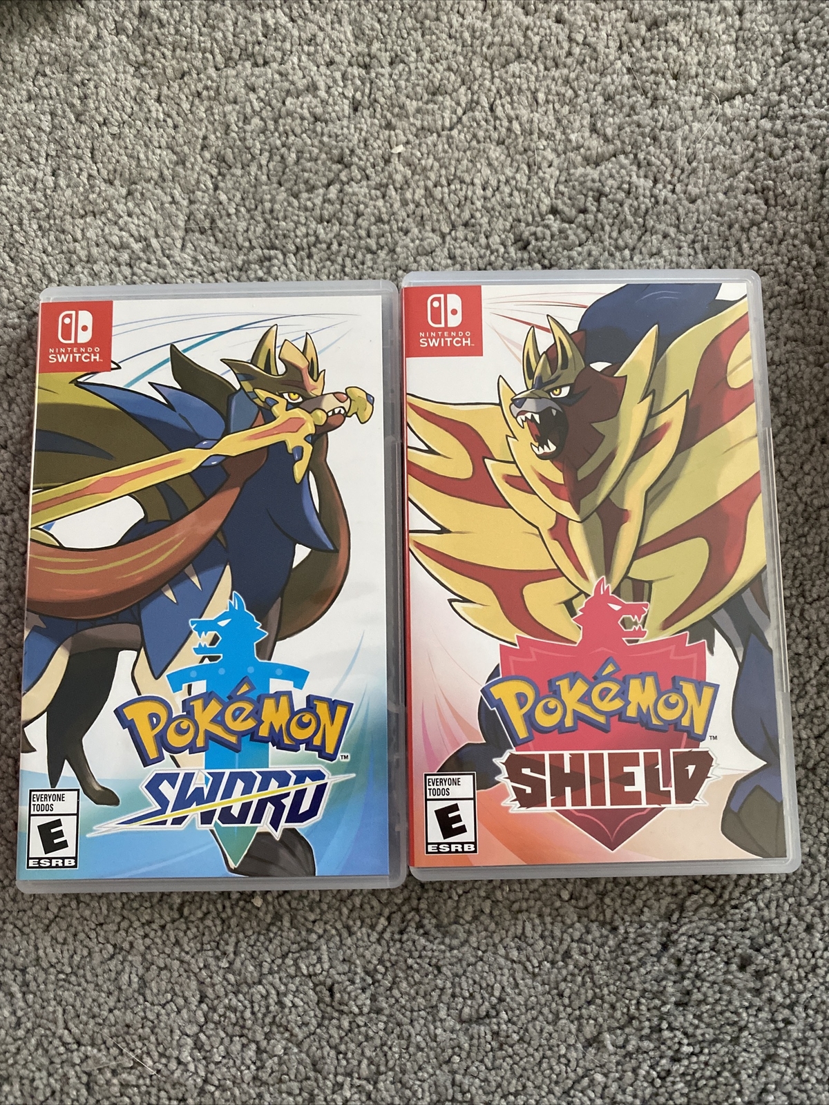 Nintendo Switch Lite Handheld Console Pokemon Zacaian Zamazenta Edition Bundle