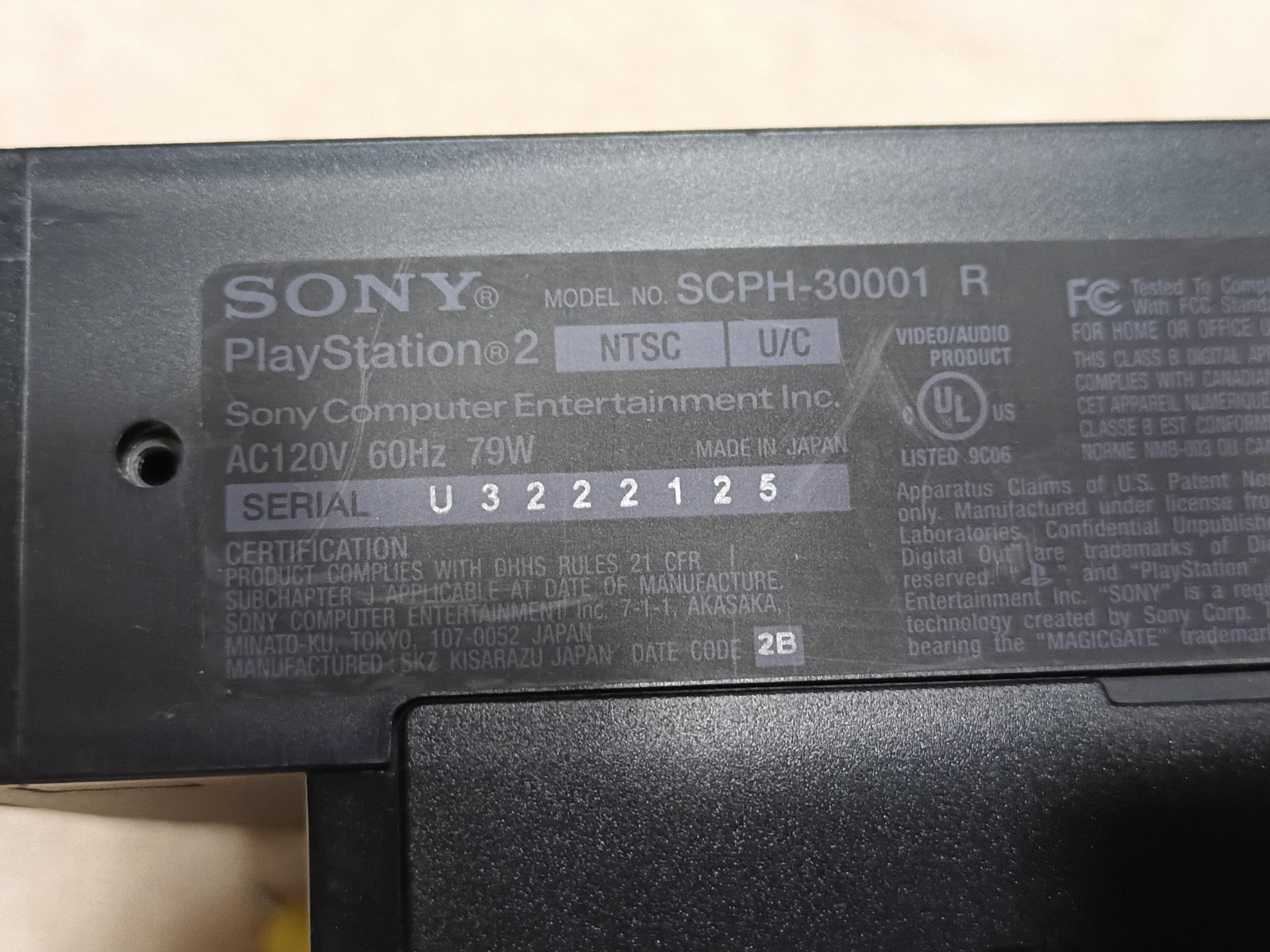 Sony PS2 Game System Gaming Console Bundle – 2 CONTROLLERS – Power Cord,RCA Cord