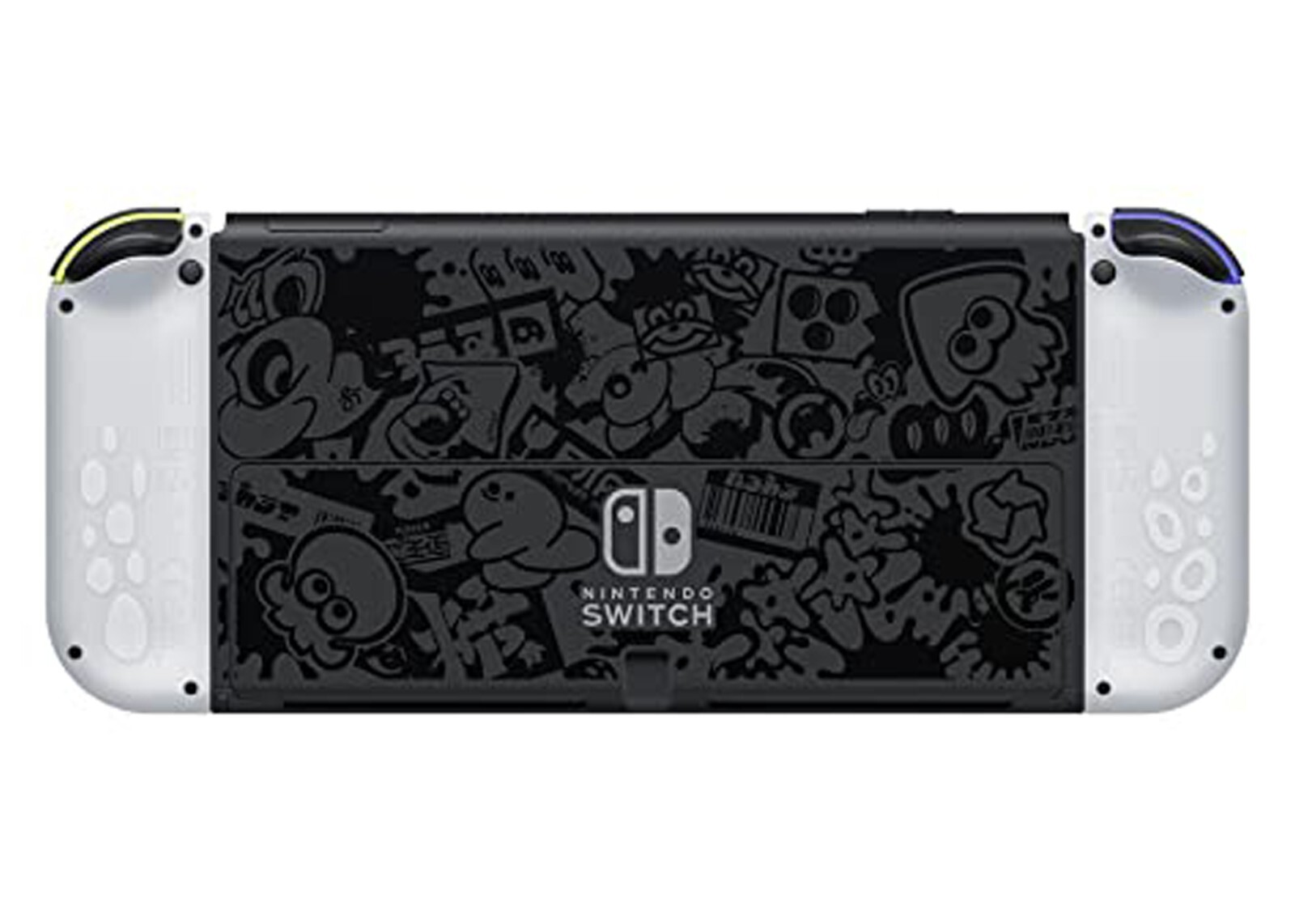 Nintendo Switch OLED 64GB Splatoon Edition + 16GB SD & Screen Protector Bundle