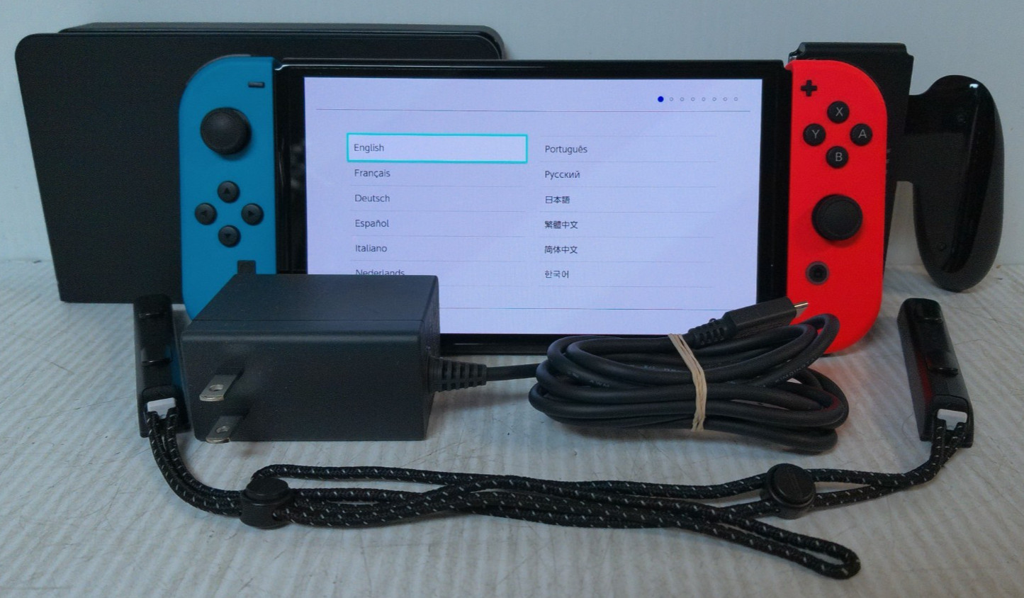 (MA1) Nintendo Switch OLED Model HEG-001 Handheld Console – 64GB