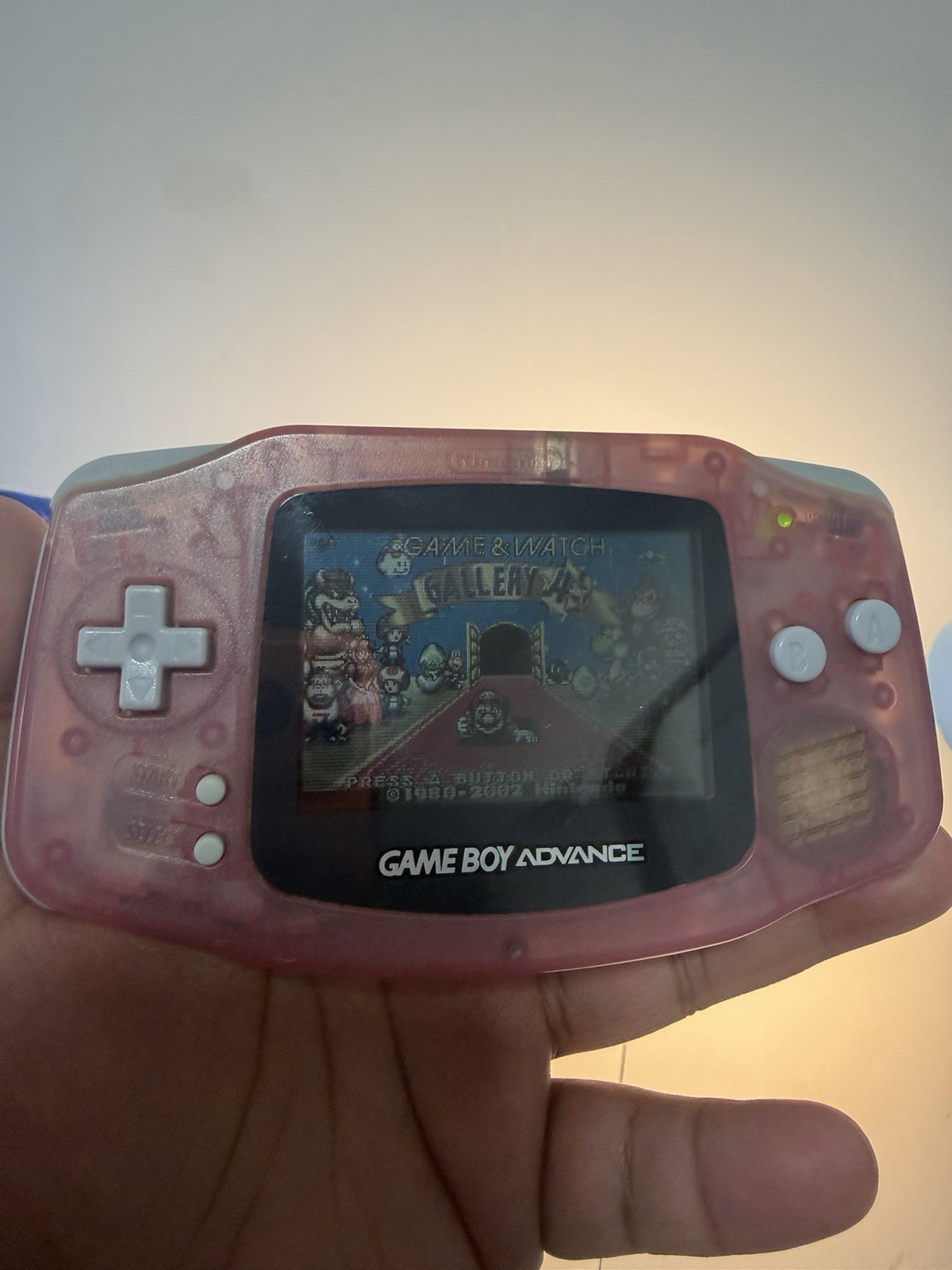 Nintendo Game Boy Advance Fuchsia Pink Handheld Console, Tested Working AGB-001