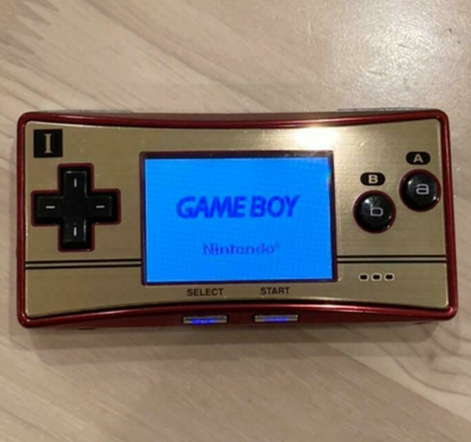 Nintendo GameBoy Micro 20th anniversary NES Color Game Console only used Japan