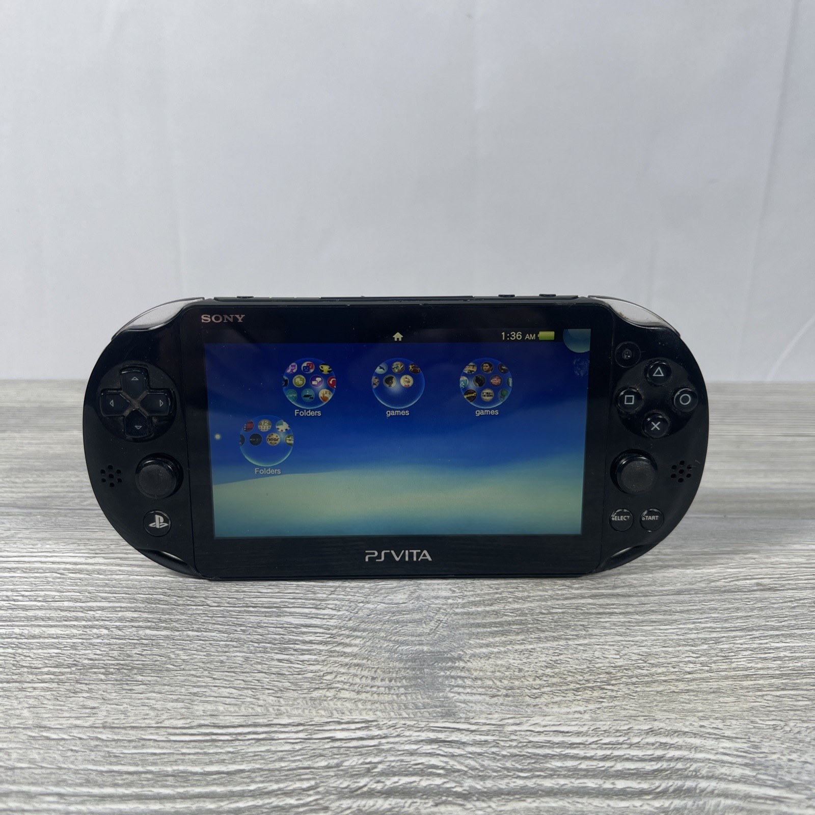 Sony PlayStation Vita PS Vita PCH-2001 Handheld Console Gaming System Only Black