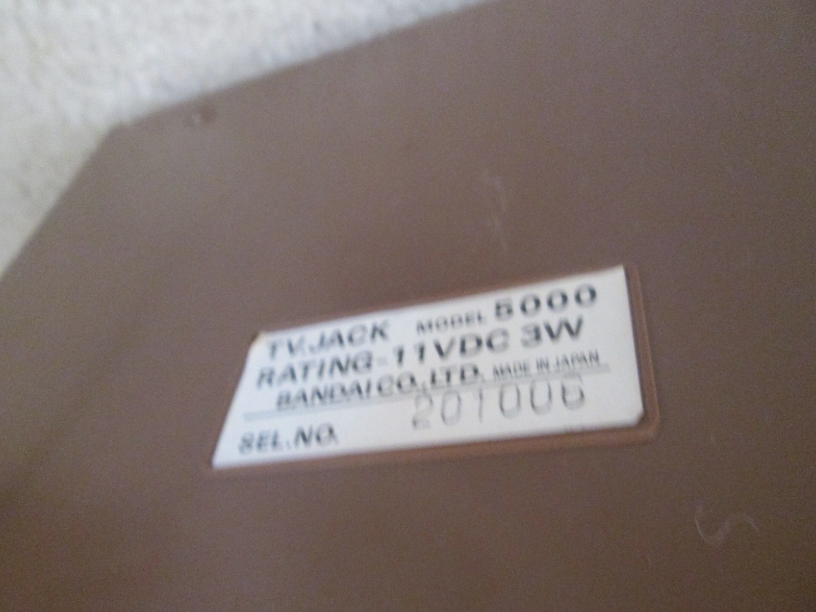 Bandai TV Jack 5000 System Boxed with Manual TESTED WORKING NO RF/Coaxial Cable